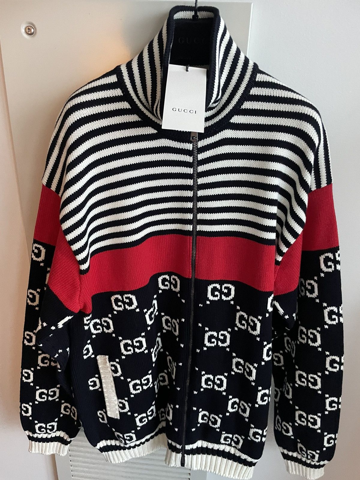 Gucci Super Runway Limited Edition GG Logo Sweater Jacket Size US L / EU 52-54 / 3 - 17 Thumbnail