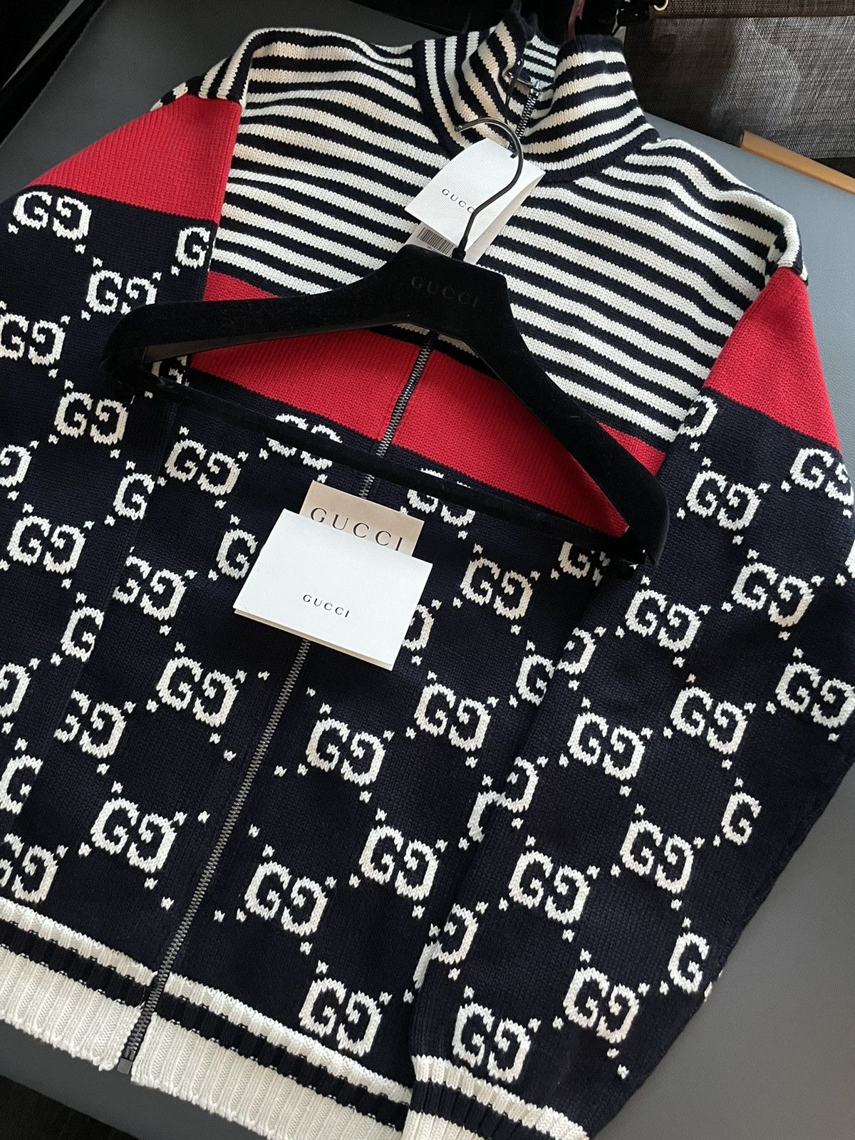 Gucci Super Runway Limited Edition GG Logo Sweater Jacket Size US L / EU 52-54 / 3 - 12 Thumbnail