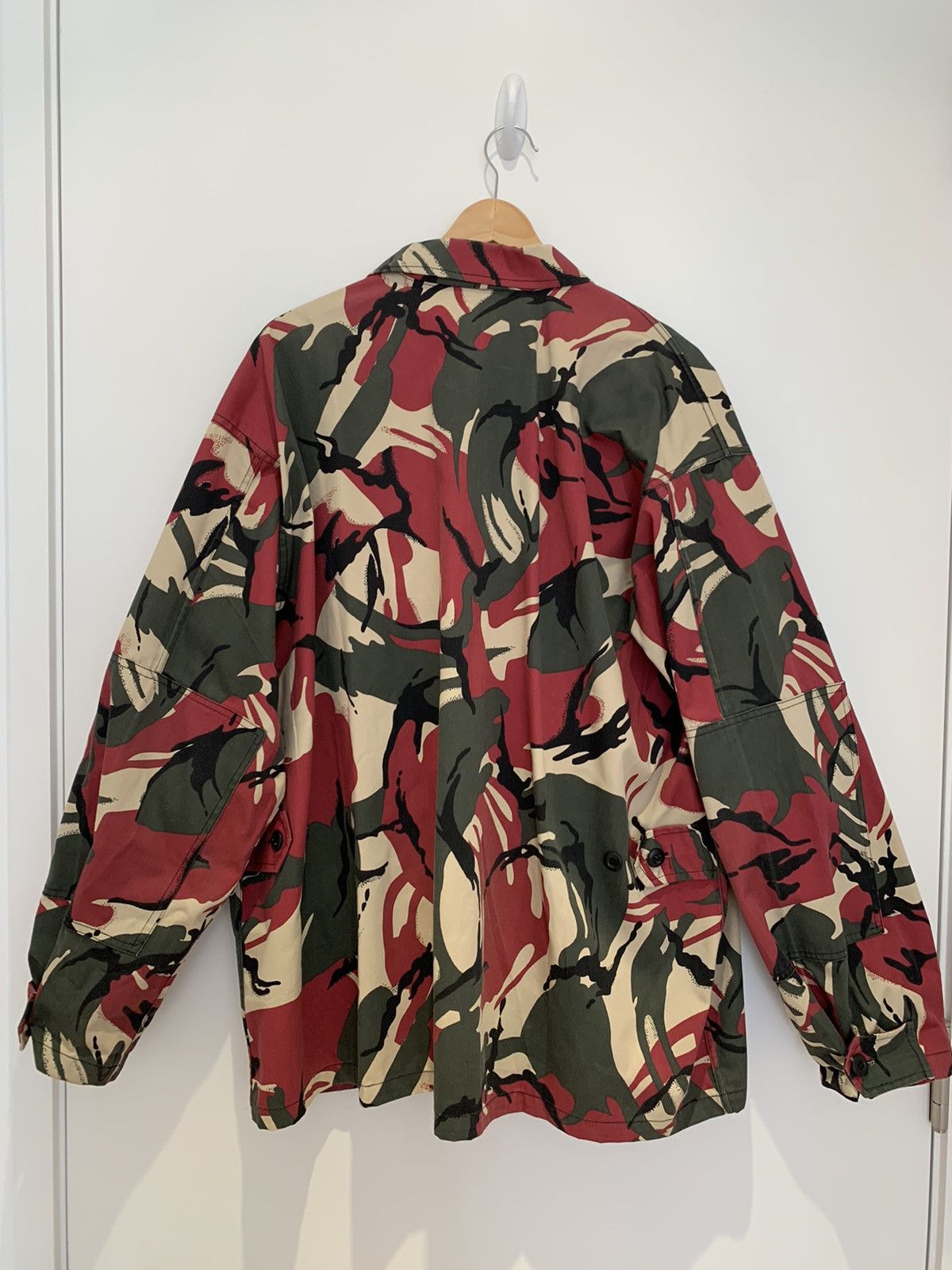 Vintage Military Red Camo Jacket Grailed