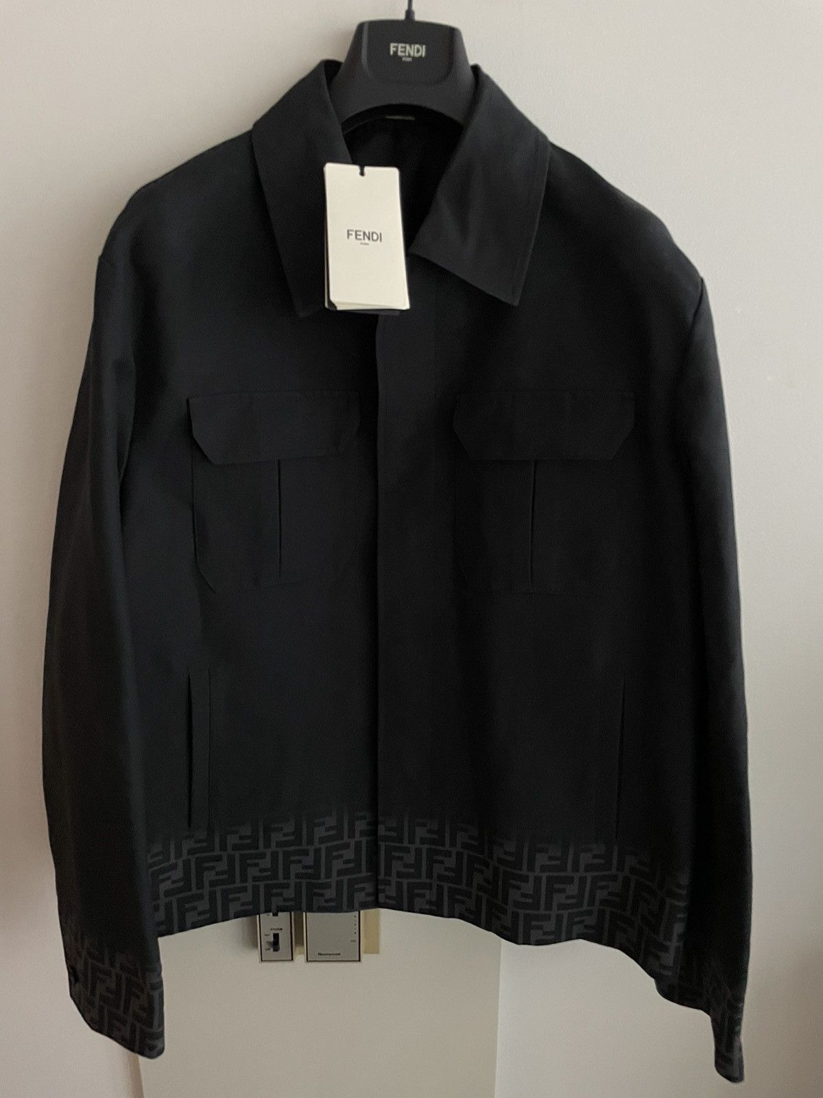 Fendi Runway $3K Value FF Fendi Jacket Brand New w tags Size US M / EU 48-50 / 2 - 24 Thumbnail
