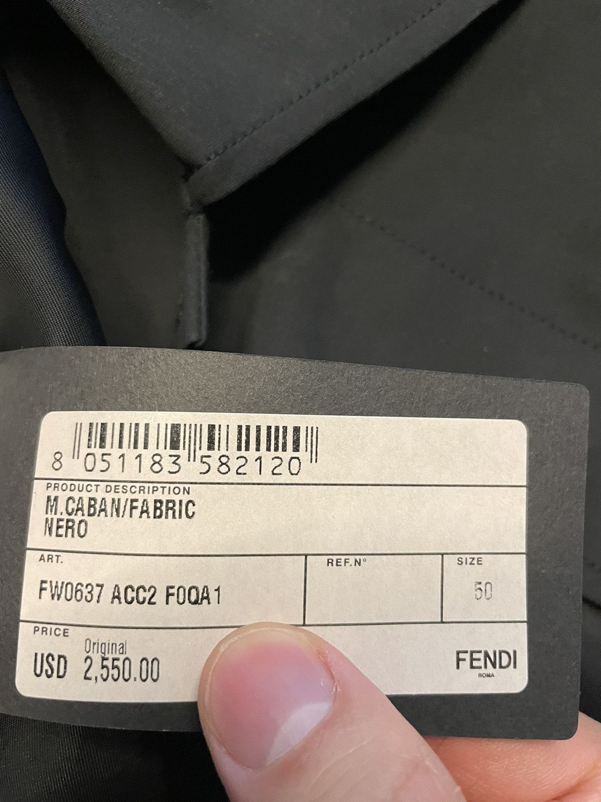 Fendi Runway $3K Value FF Fendi Jacket Brand New w tags Size US M / EU 48-50 / 2 - 9 Thumbnail