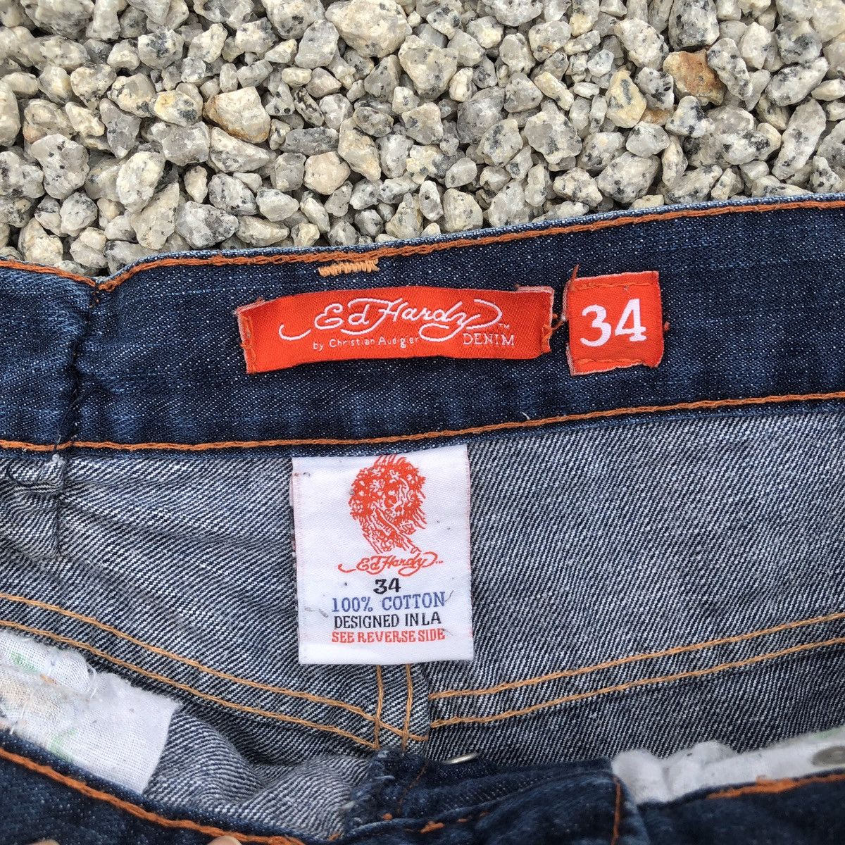 Christian Audigier Ed hardy jeans shorts Size US 34 / EU 50 - 6 Thumbnail
