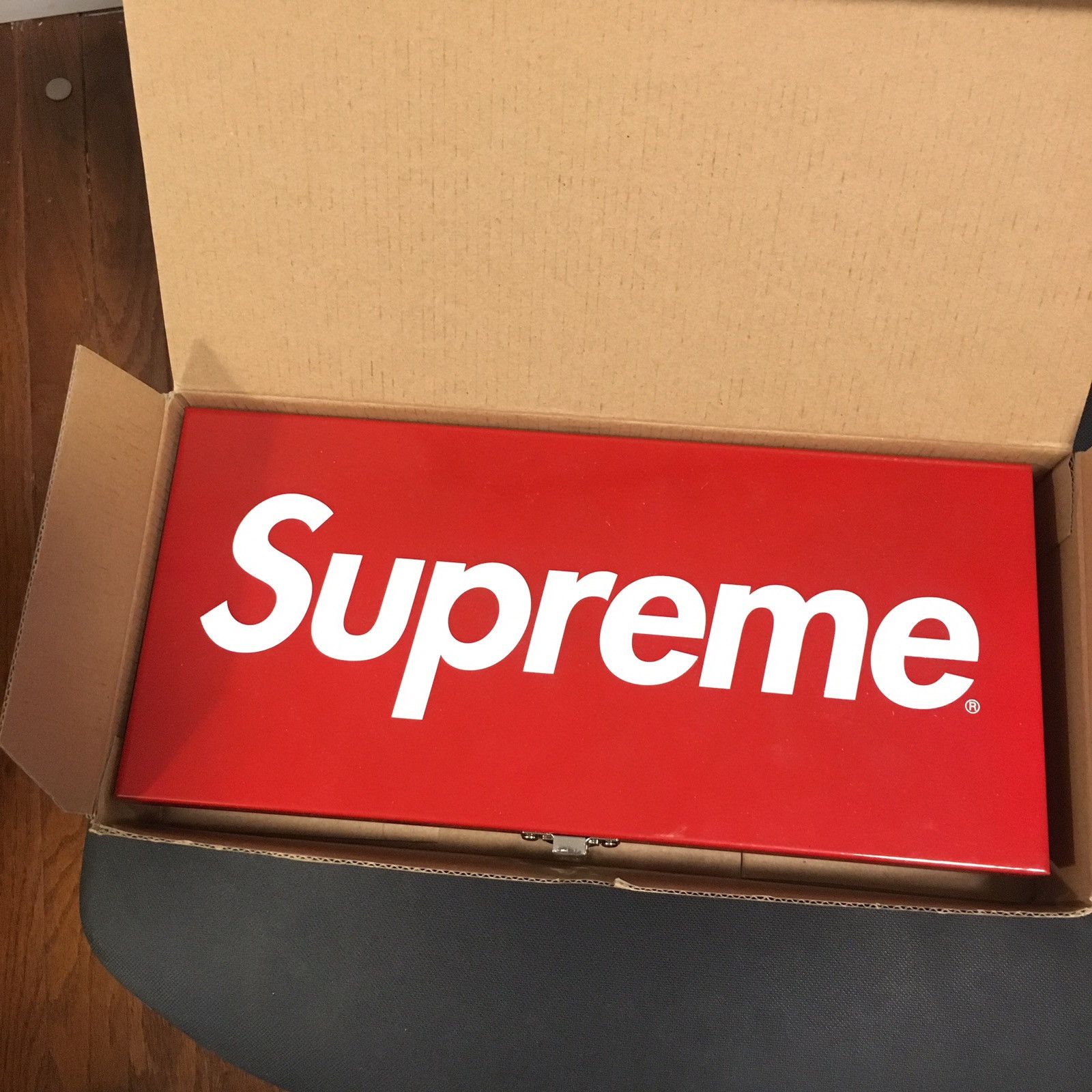 Supreme Large Metal Storage Box Grailed