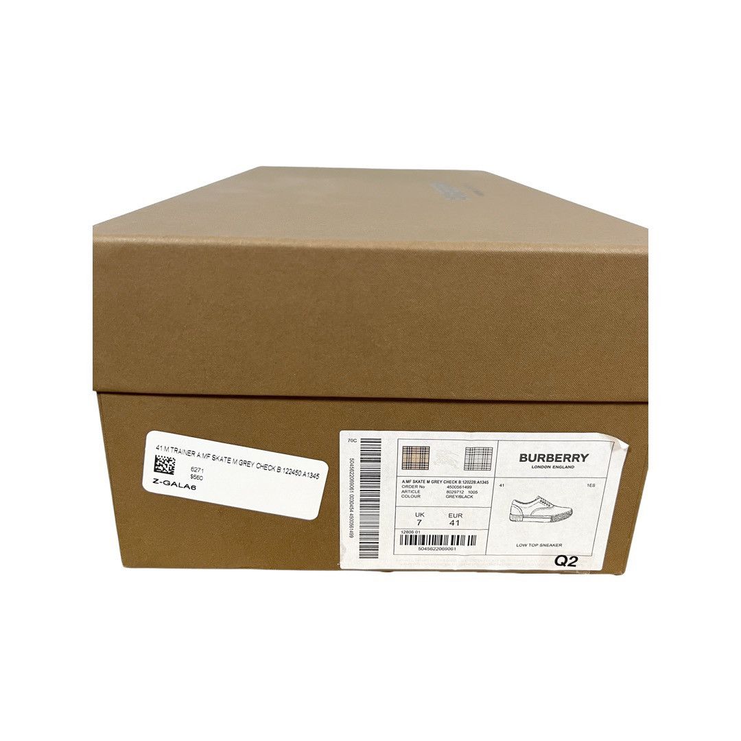 Burberry New Burberry check and suede sneaker Size US 8 / EU 41 - 6 Thumbnail