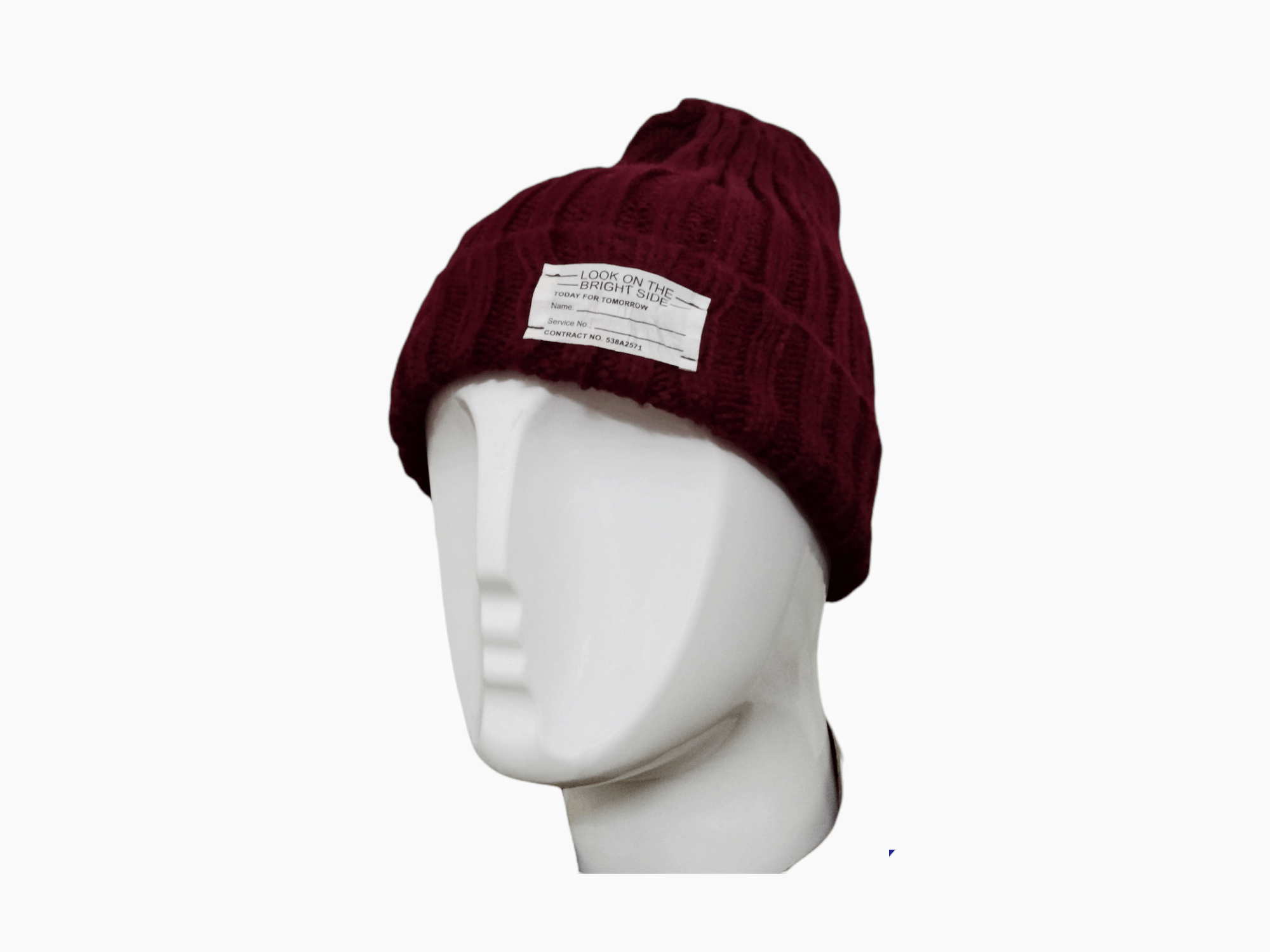 Japanese Brand × Uniqlo VINTAGE GU KNITTED CUFFED BEANIE Size ONE SIZE - 2 Thumbnail