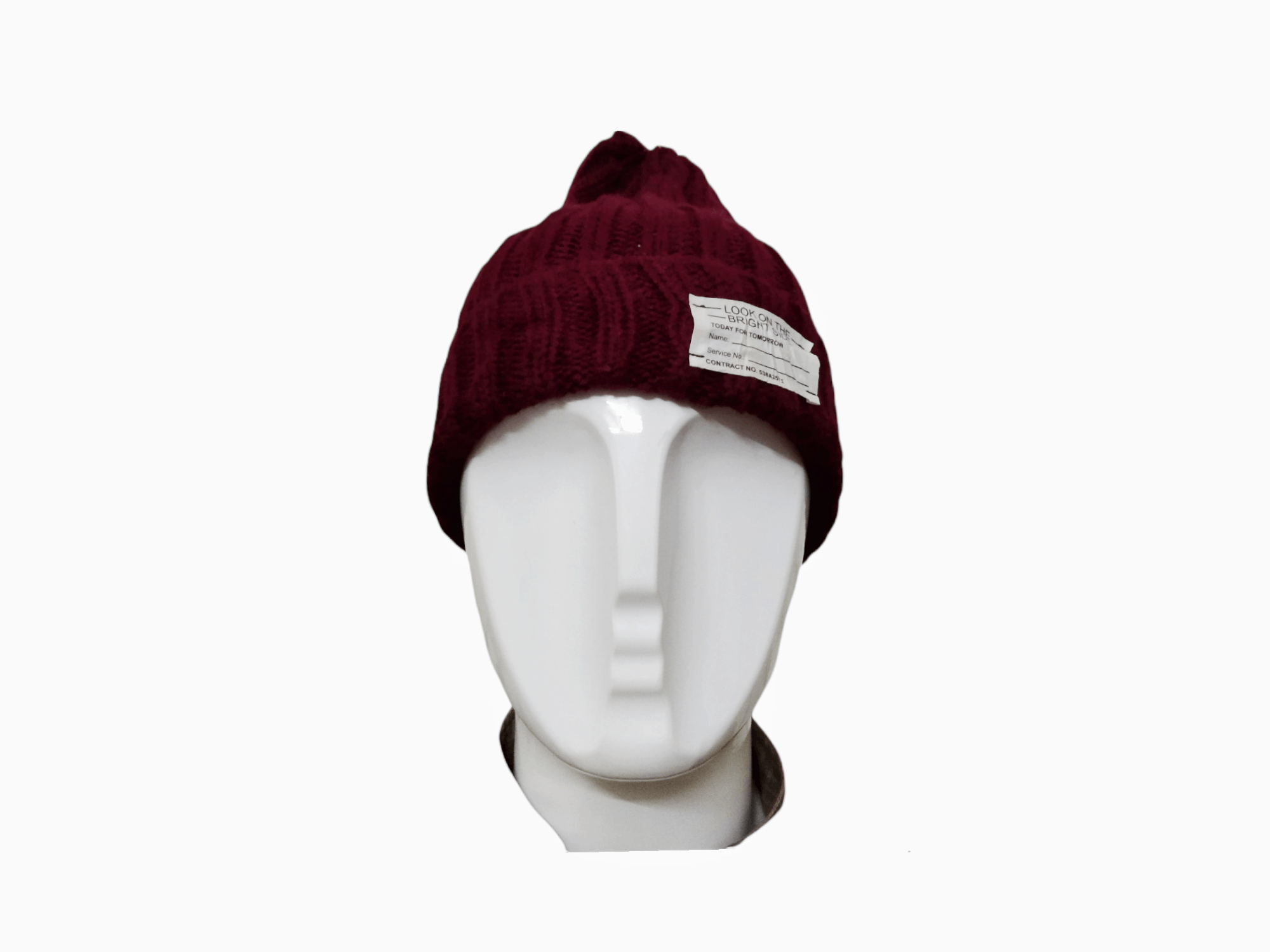 Japanese Brand × Uniqlo VINTAGE GU KNITTED CUFFED BEANIE Size ONE SIZE - 3 Thumbnail