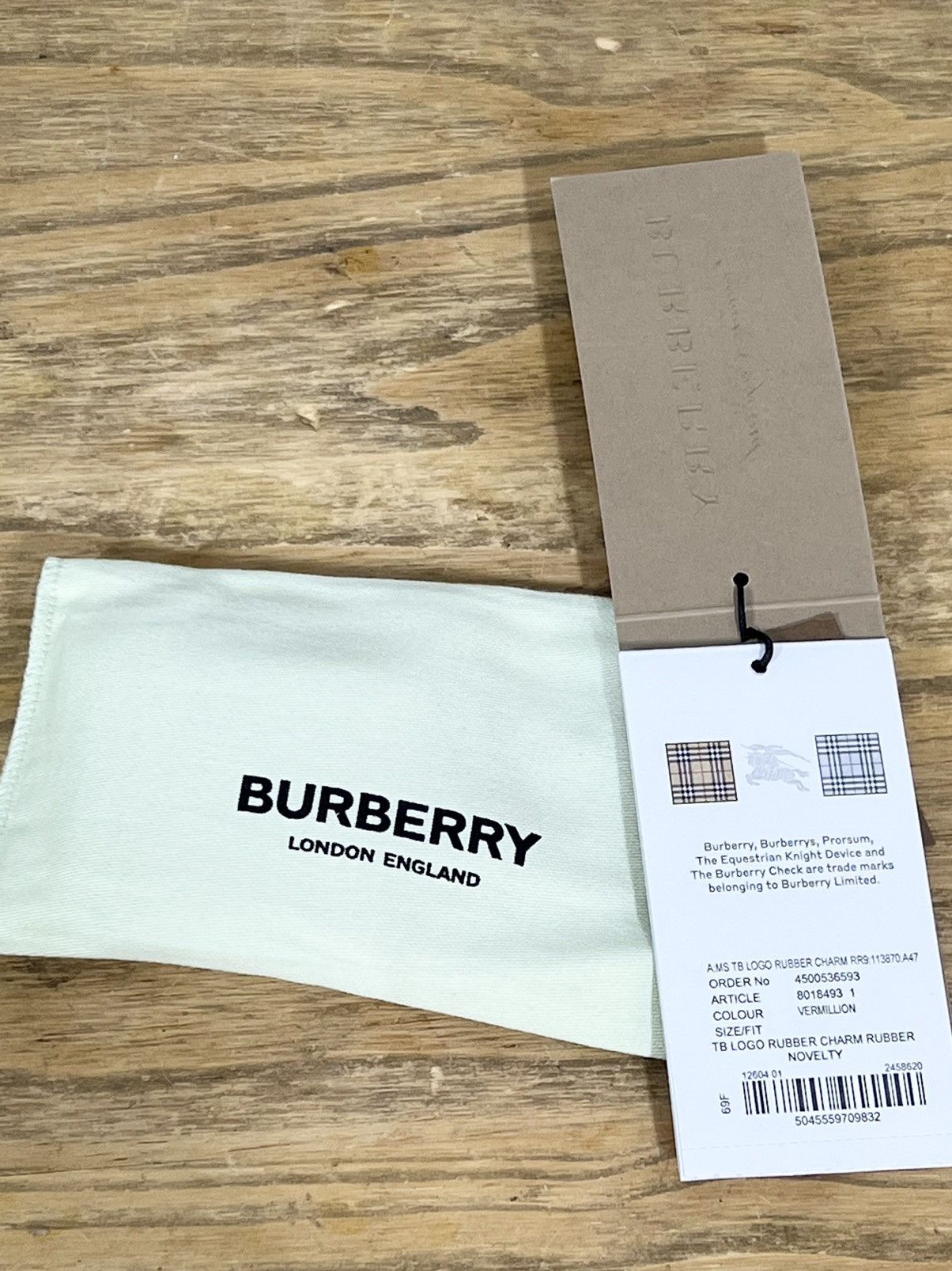 Burberry New Burberry TB monogram keyring Size ONE SIZE - 2 Thumbnail