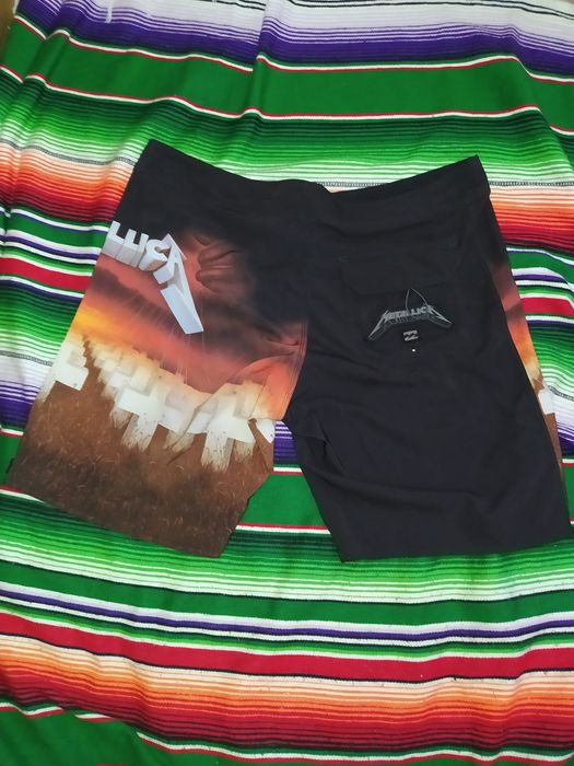 Billabong Metallica X Billabong board shorts Grailed