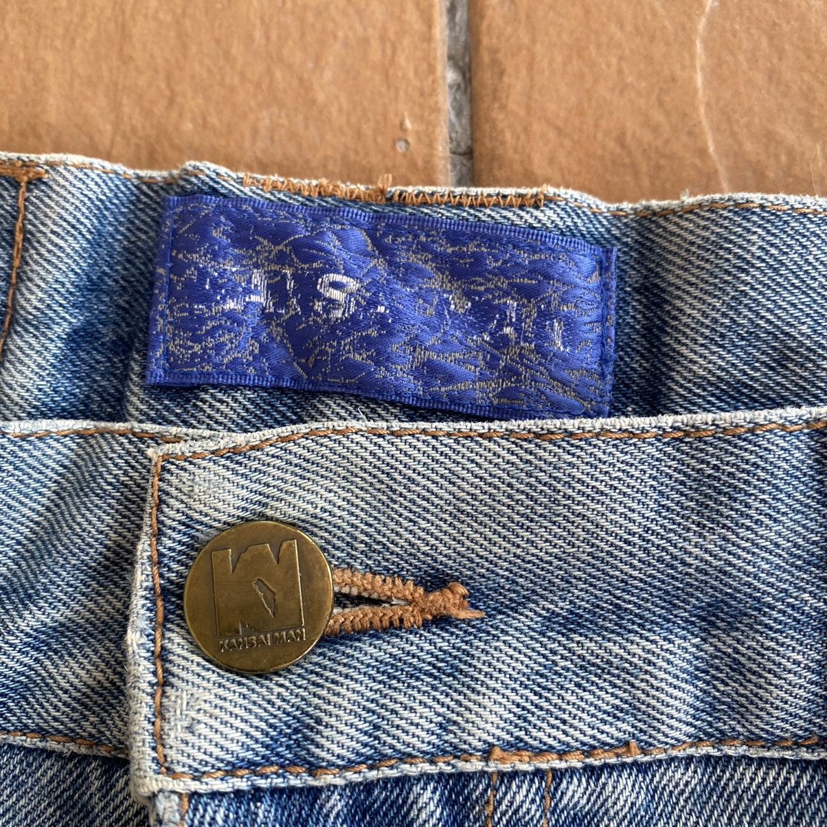 Kansai Yamamoto Vintage Kansai Man Dragon Embroidery Distressed Loose Jeans Size US 32 / EU 48 - 11 Thumbnail