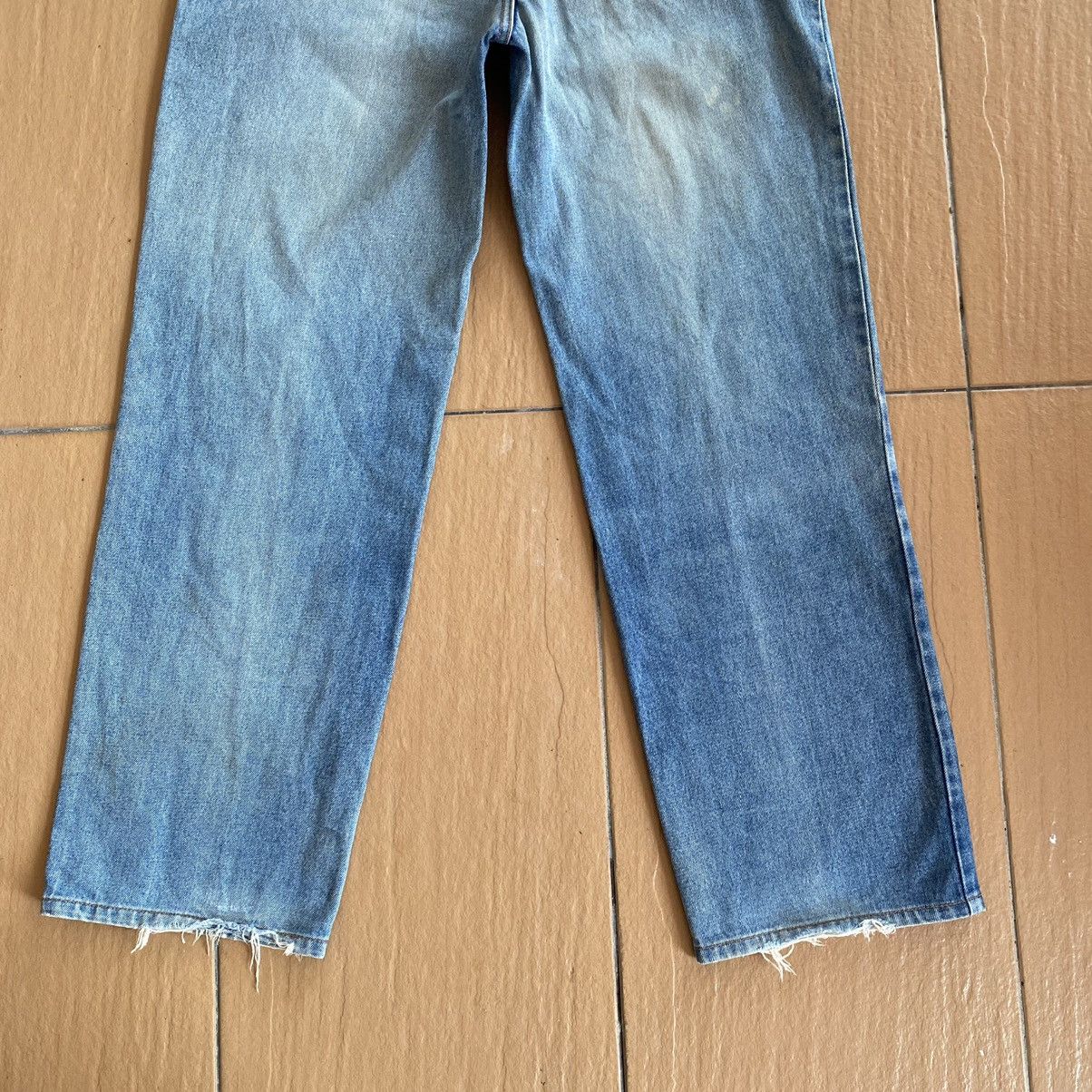 Kansai Yamamoto Vintage Kansai Man Dragon Embroidery Distressed Loose Jeans Size US 32 / EU 48 - 8 Thumbnail