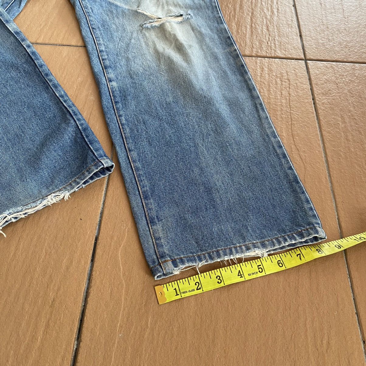 Kansai Yamamoto Vintage Kansai Man Dragon Embroidery Distressed Loose Jeans Size US 32 / EU 48 - 17 Thumbnail