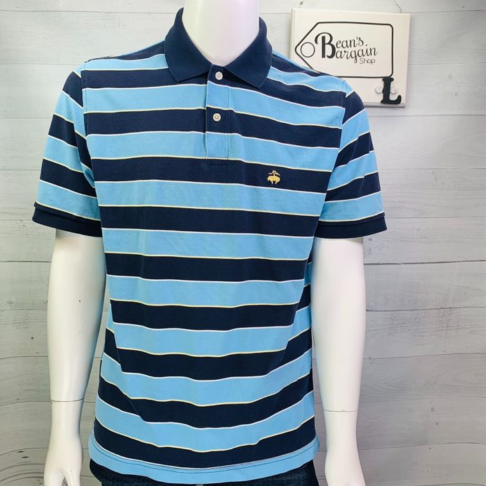 Brooks Brothers Brooks Brothers Performance Polo Original Fit Blue ...