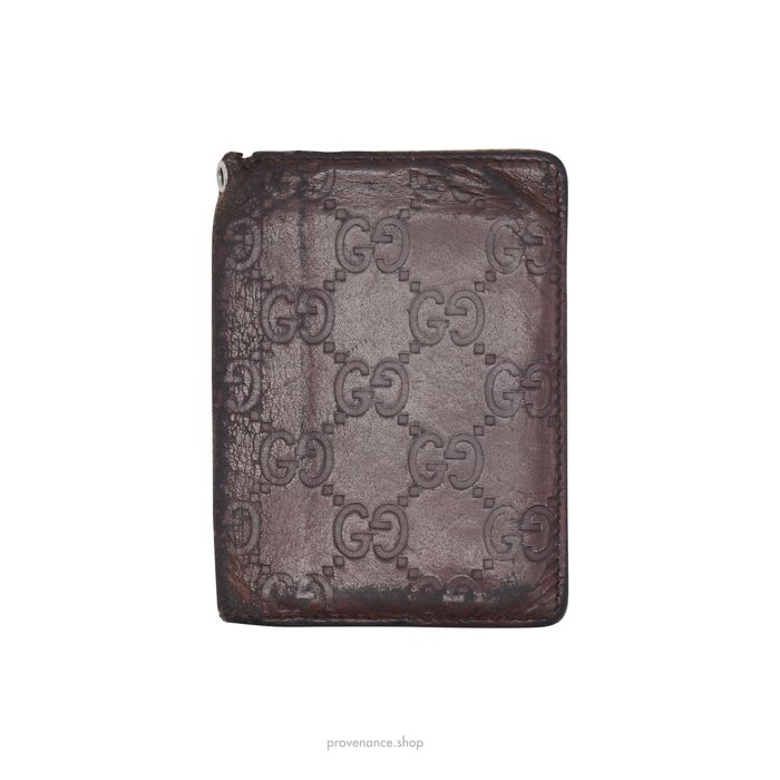 Gucci 🔴Pocket Organizer Wallet Brown Guccissima Leather Grailed