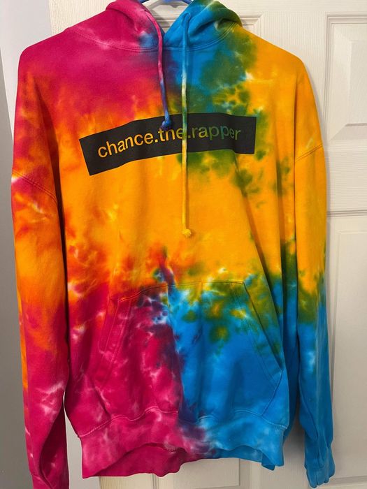 Chance the rapper tie dye hoodie hot sale