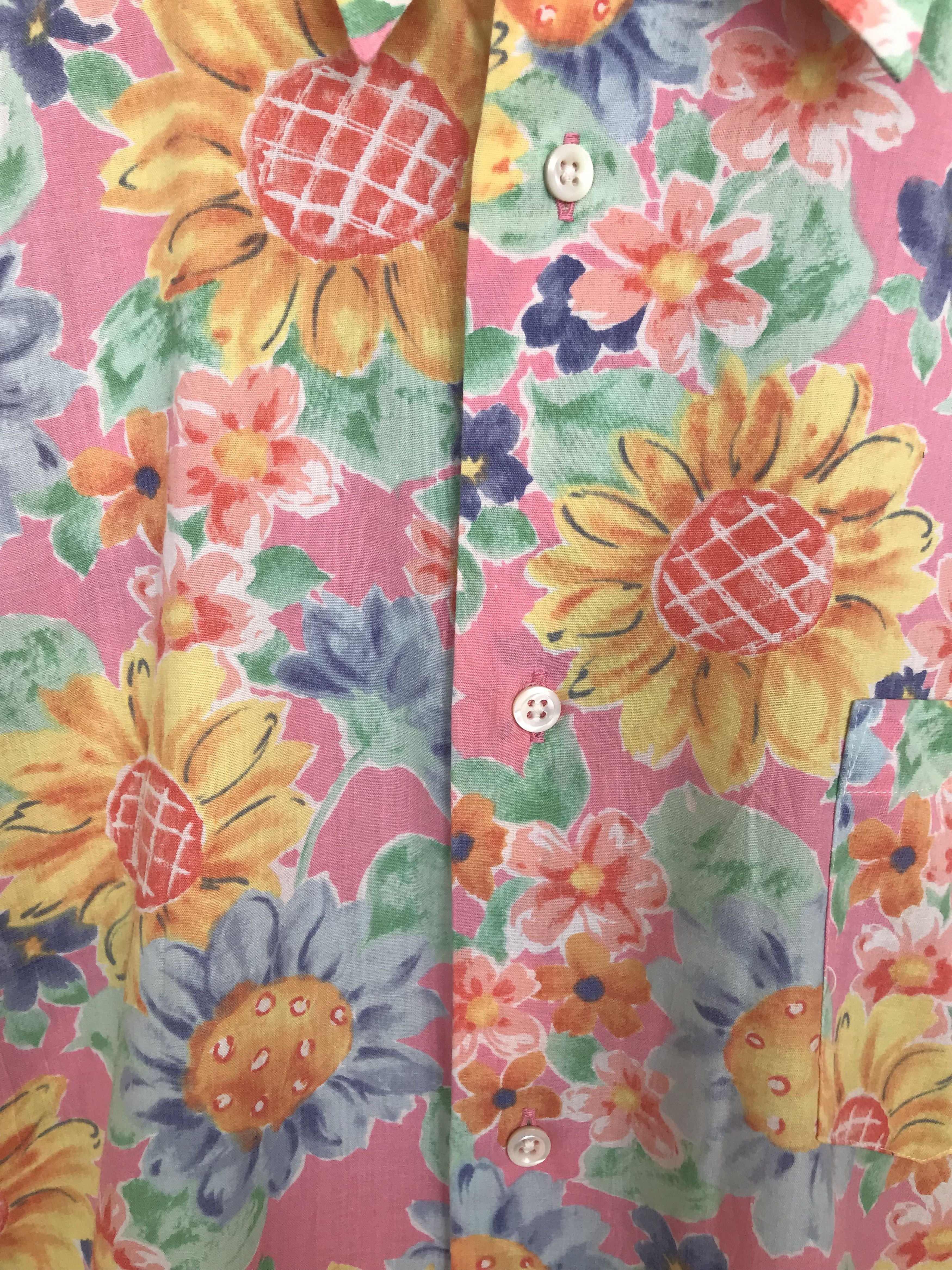 SHIPS SHIP JAPAN Florals Button Up Shirt Size US M / EU 48-50 / 2 - 7 Thumbnail