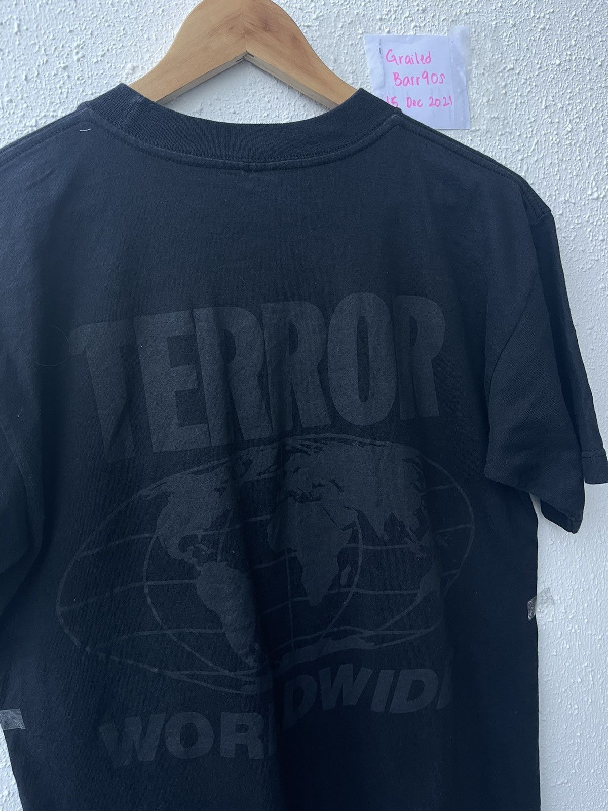 TERROR WORLDWIDE 90s ヴィンテージ ロンT スカル メンズM TERROR WORLDWIDE 90s ヴィンテージ ロンT スカル メンズM