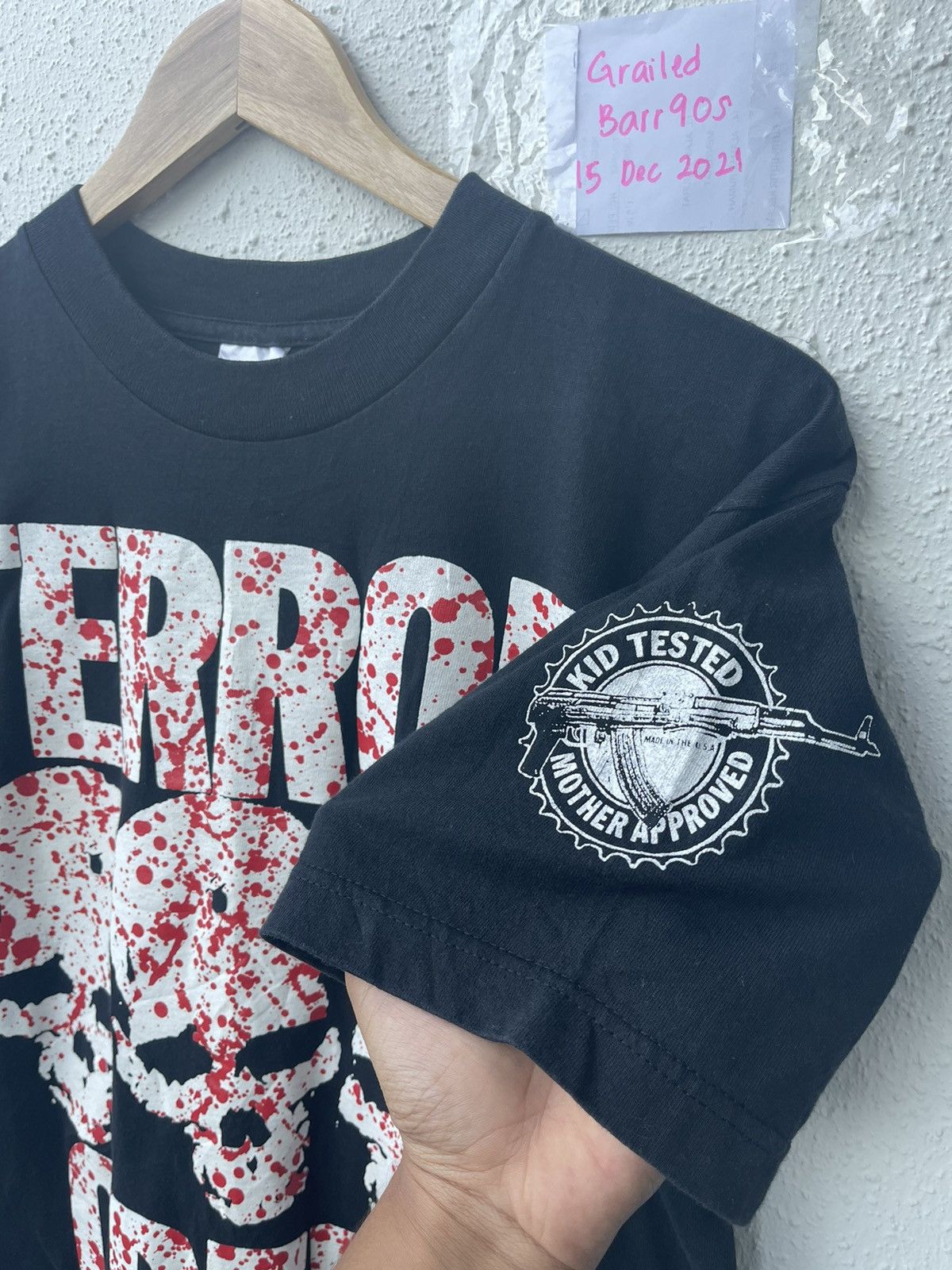 TERROR WORLDWIDE 90s ヴィンテージ Tシャツ　メンズM TERROR WORLDWIDE・テラーワールドワイド・MANSON・Tシャツ