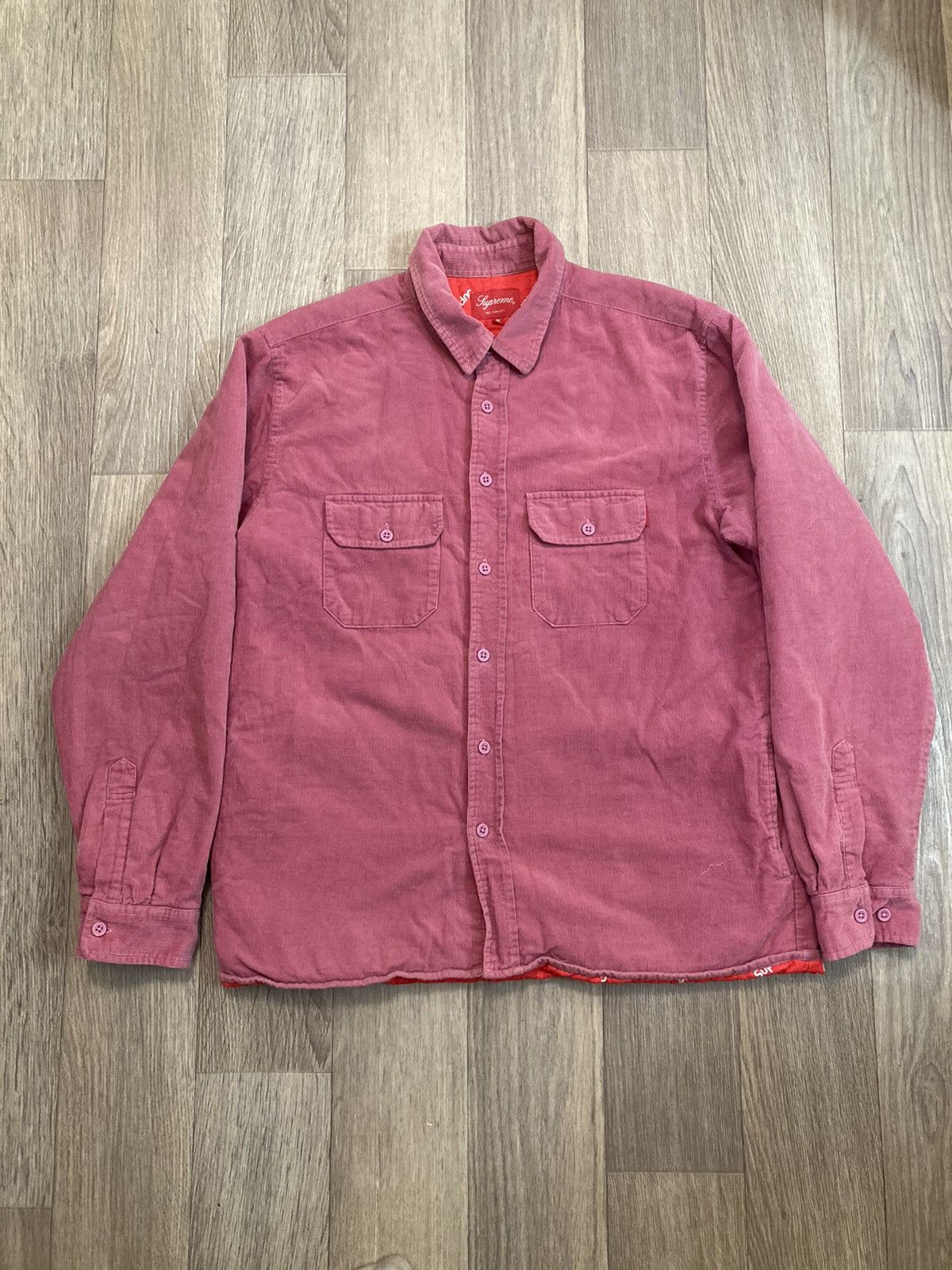 Supreme Supreme Corduroy Quilted Shirt FW17 | Grailed