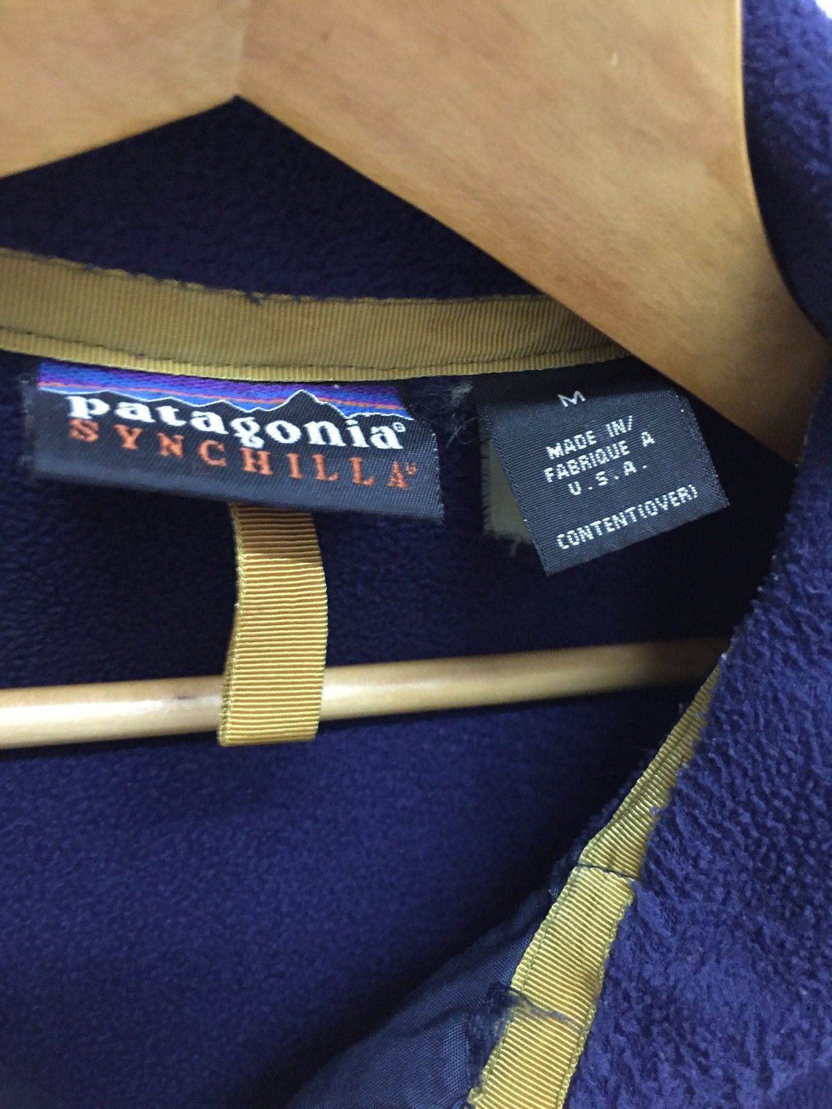 Patagonia Synchilla fleece vertical pocket jacket Made in USA Size US M / EU 48-50 / 2 - 8 Thumbnail