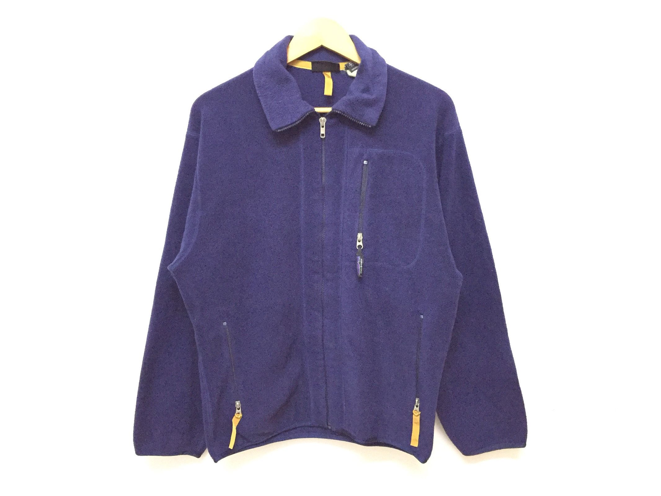 Patagonia Synchilla fleece vertical pocket jacket Made in USA Size US M / EU 48-50 / 2 - 2 Thumbnail