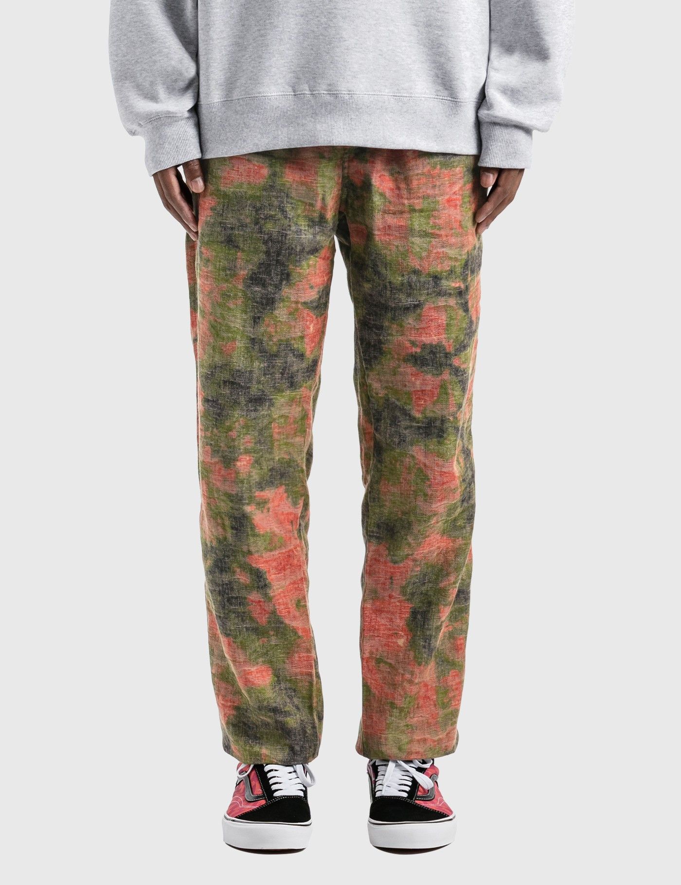 股上36センチSTUSSY FLORAL JACQUARD VELOUR PANTS 21AW