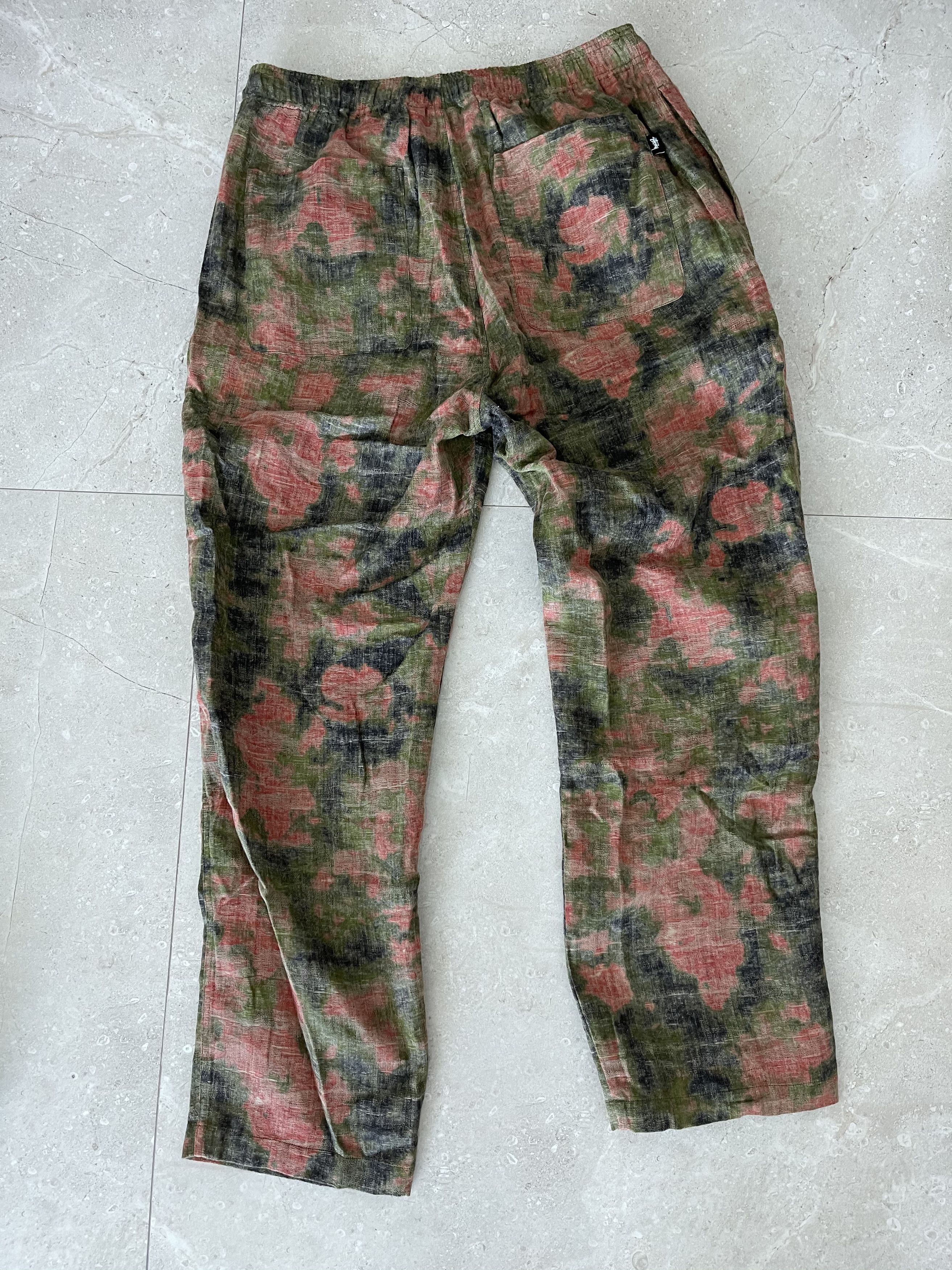 Stussy Stussy Floral Reverse Jacquard Relaxed Pants Size US 35 - 3 Thumbnail