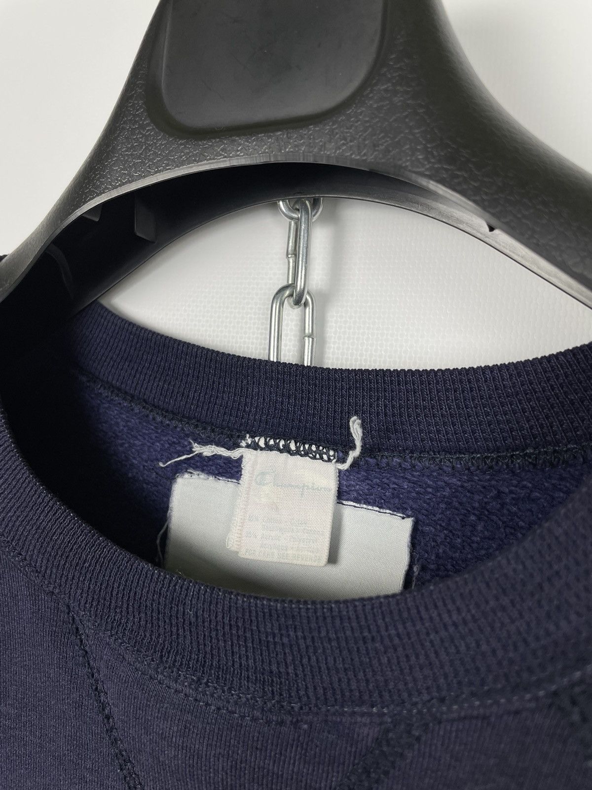 Champion × Vintage Vintage 80s Champion Crewneck Faded Sweatshirt Size US L / EU 52-54 / 3 - 3 Thumbnail