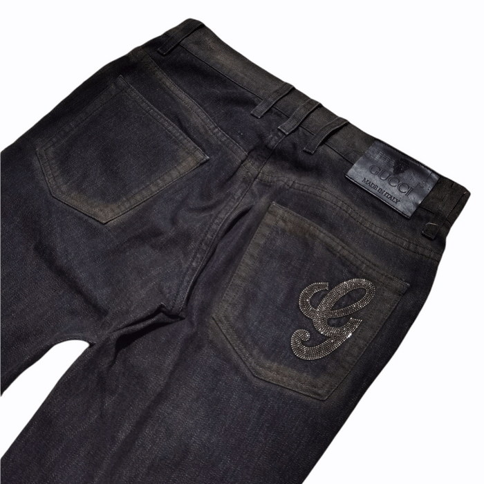 Gucci Gucci Blink Blink G Logo Jeans Lampo Zipper Grailed