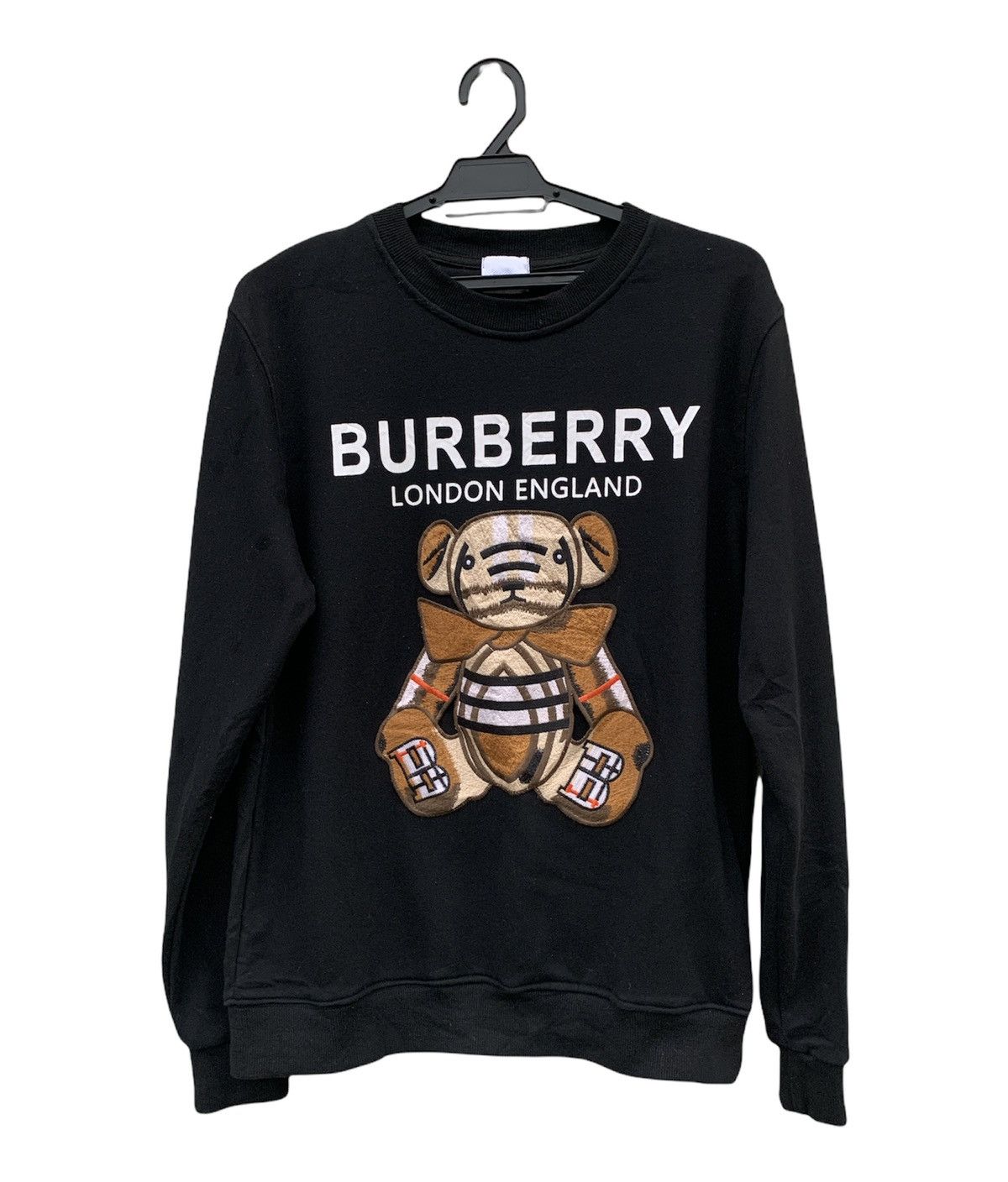 Burberry Black Burberry Teddy Bear Sweatshirt Grailed