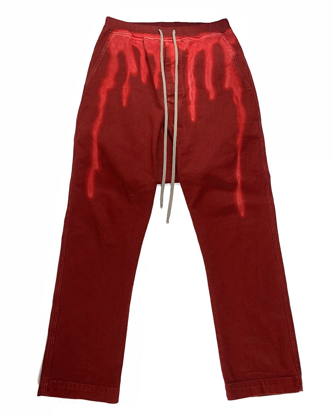 Rick Owens Rick Owens DRKSHDW Bleach Vomit Sample Drawstring Pants