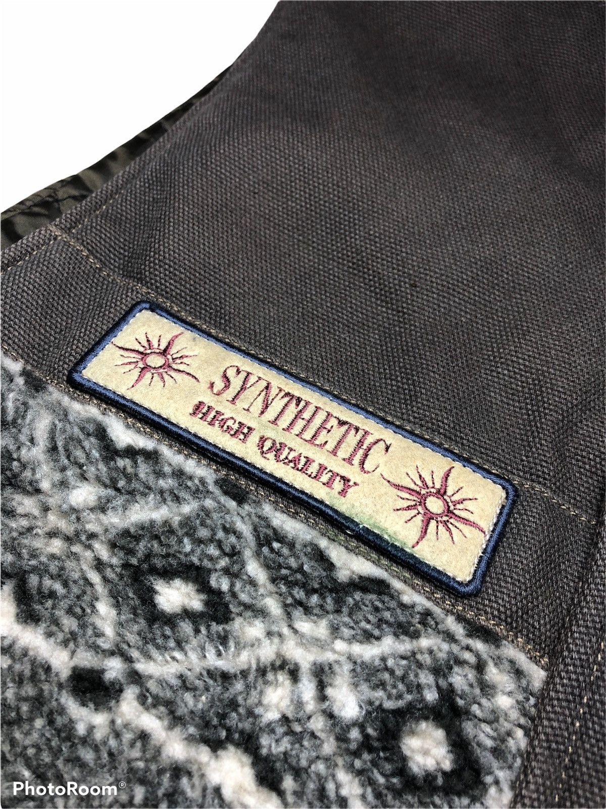 Hypebeast × Japanese Brand SYNTHETIC Printed Sherpa Fleece VESTS Size US M / EU 48-50 / 2 - 7 Thumbnail