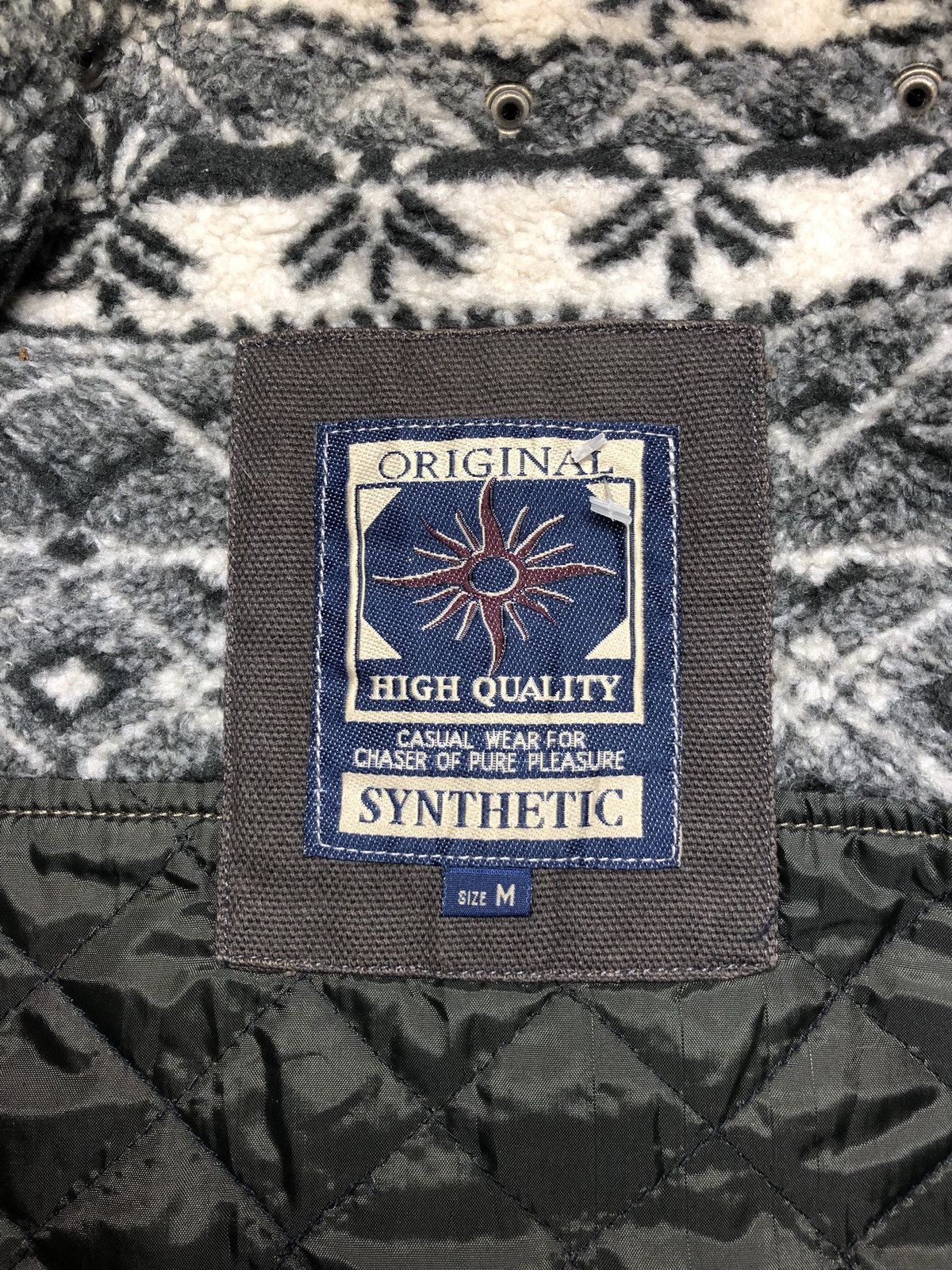 Hypebeast × Japanese Brand SYNTHETIC Printed Sherpa Fleece VESTS Size US M / EU 48-50 / 2 - 4 Thumbnail