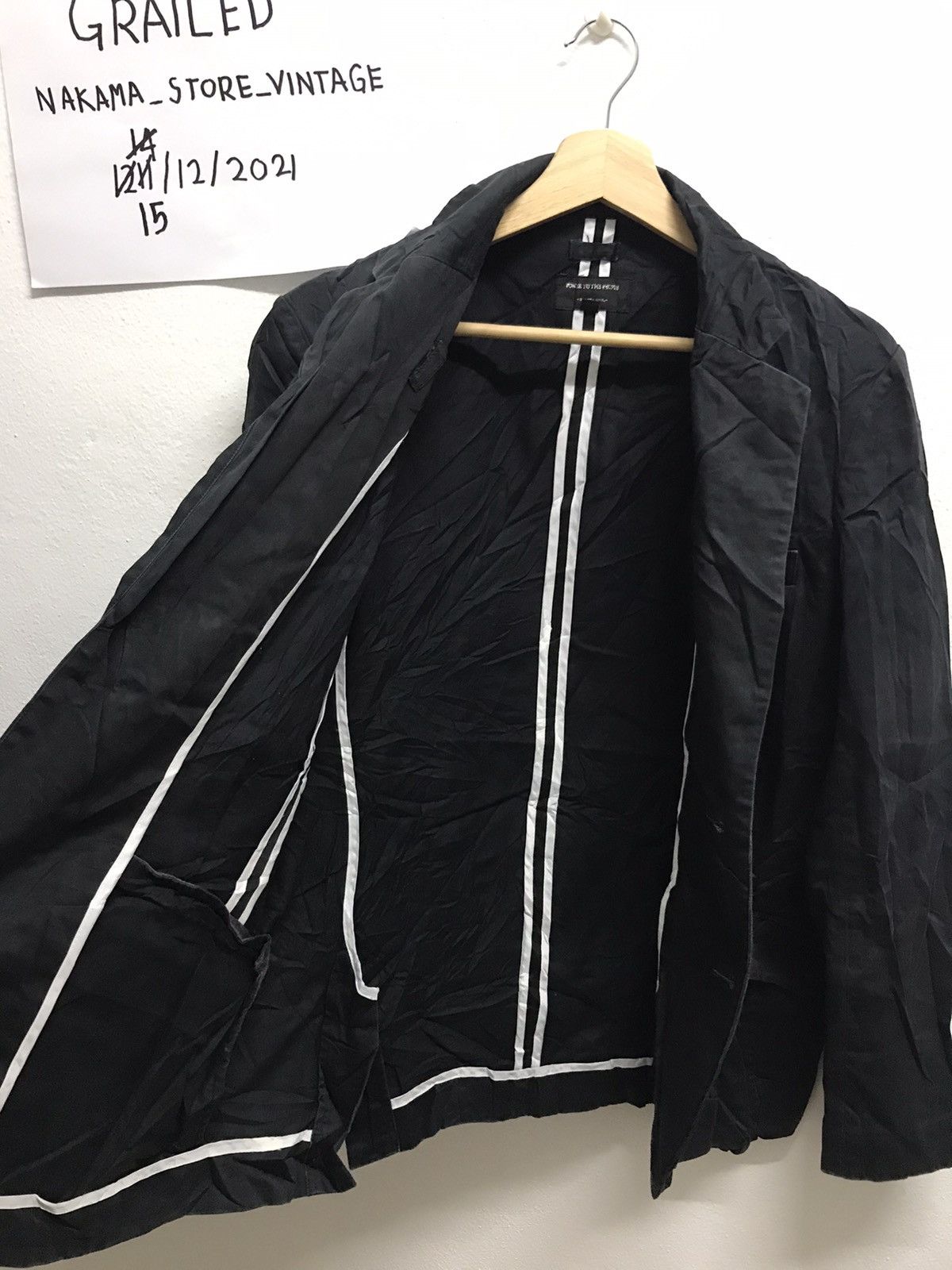Japanese Brand Power To The People Blazer coat Size 34S - 6 Thumbnail