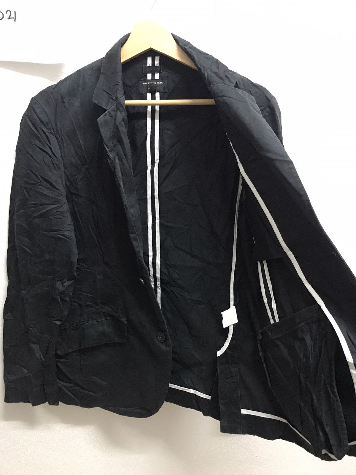 Japanese Brand Power To The People Blazer coat Size 34S - 7 Thumbnail
