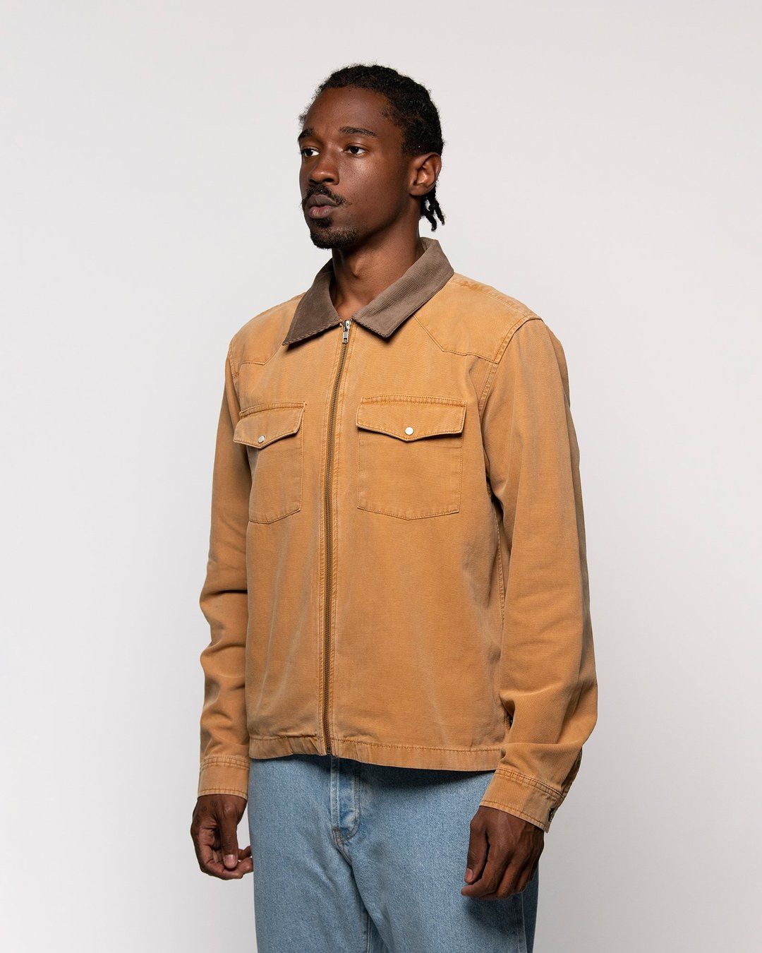 Stussy STUSSY WASHED CANVAS WORK SHIRT | Grailed