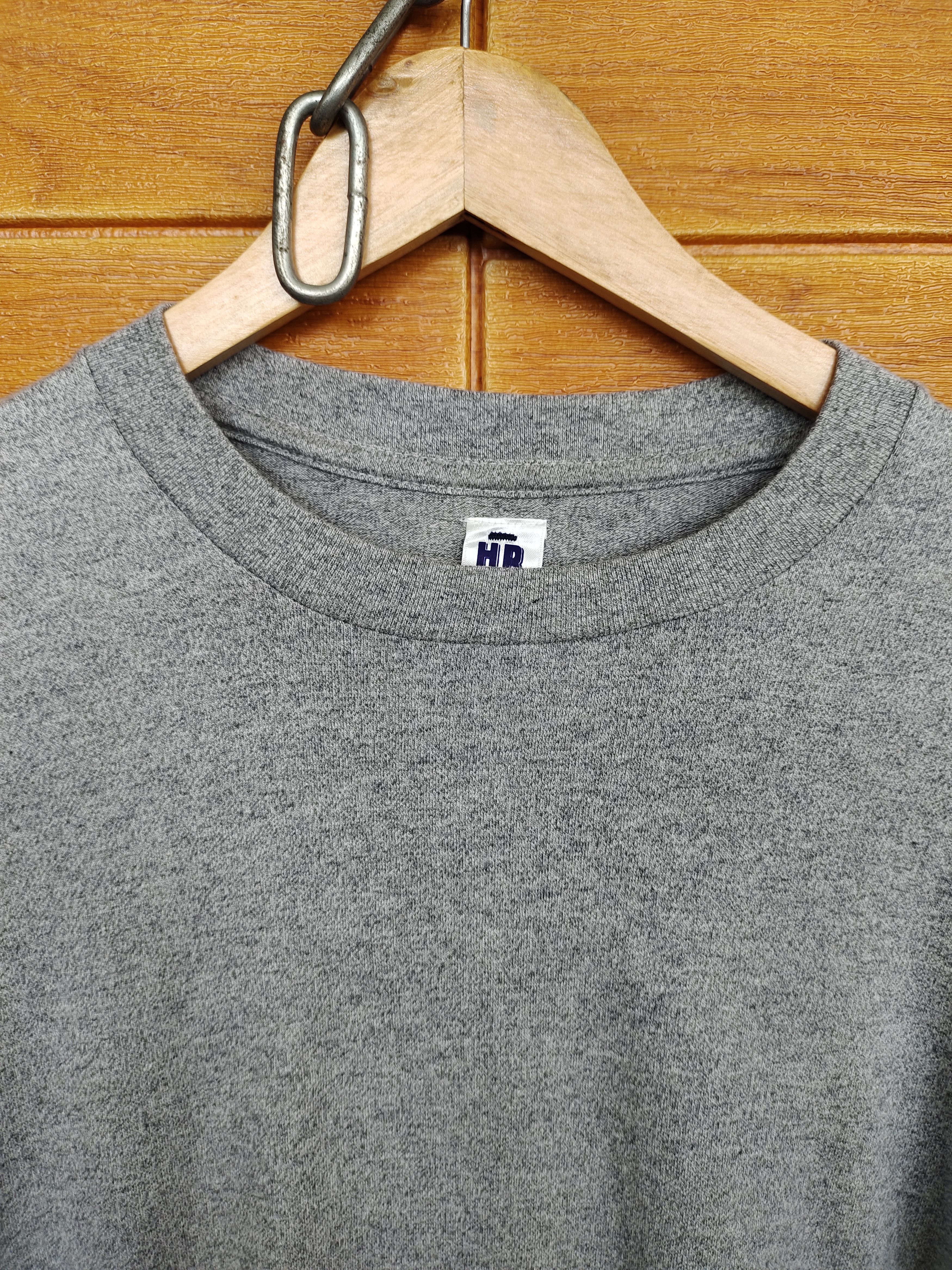 Blue Blue Japan HOLLYWOOD RANCH MARKET Salt & Pepper Plain Longsleeve Size US L / EU 52-54 / 3 - 2 Thumbnail
