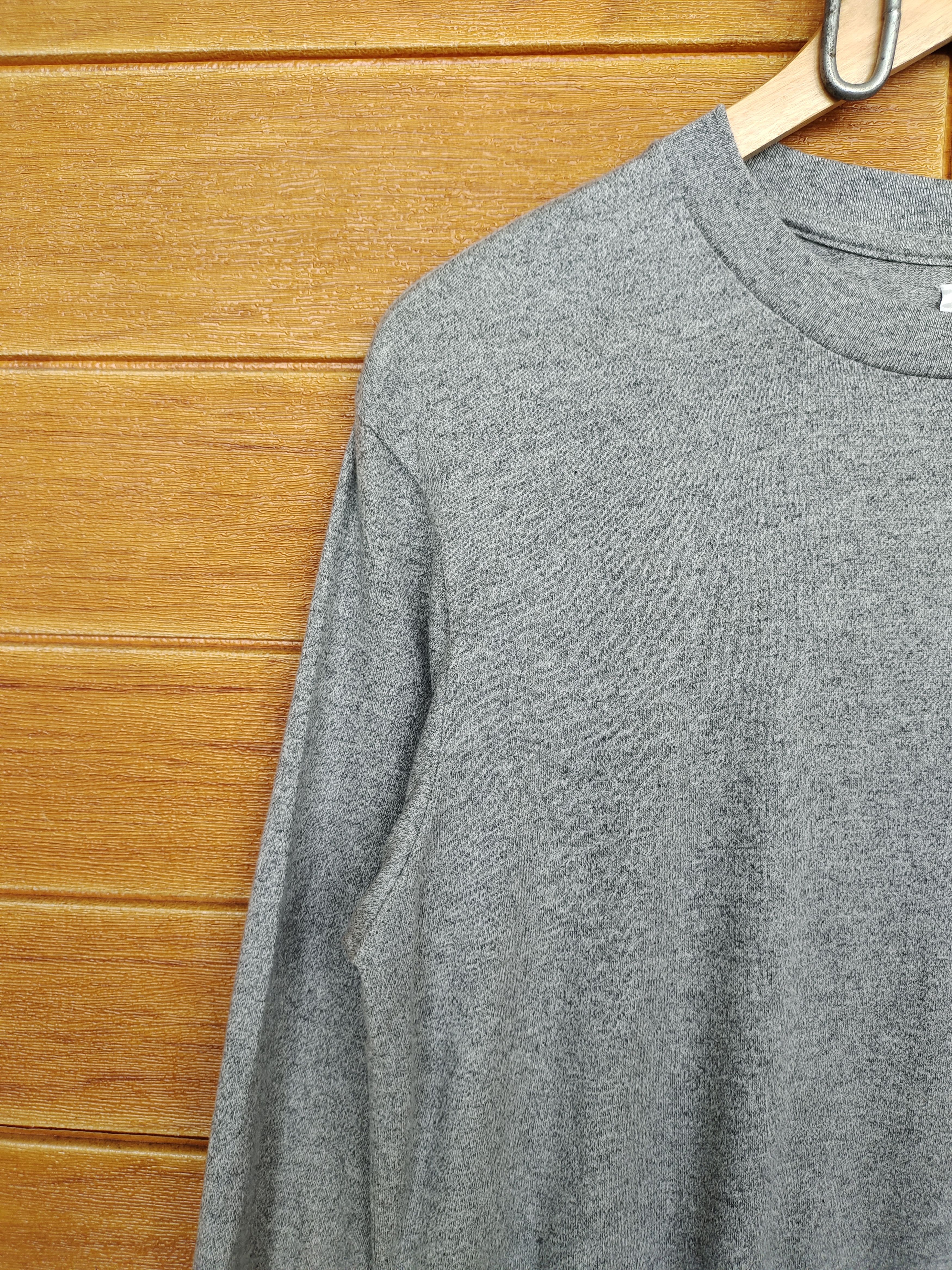 Blue Blue Japan HOLLYWOOD RANCH MARKET Salt & Pepper Plain Longsleeve Size US L / EU 52-54 / 3 - 4 Thumbnail