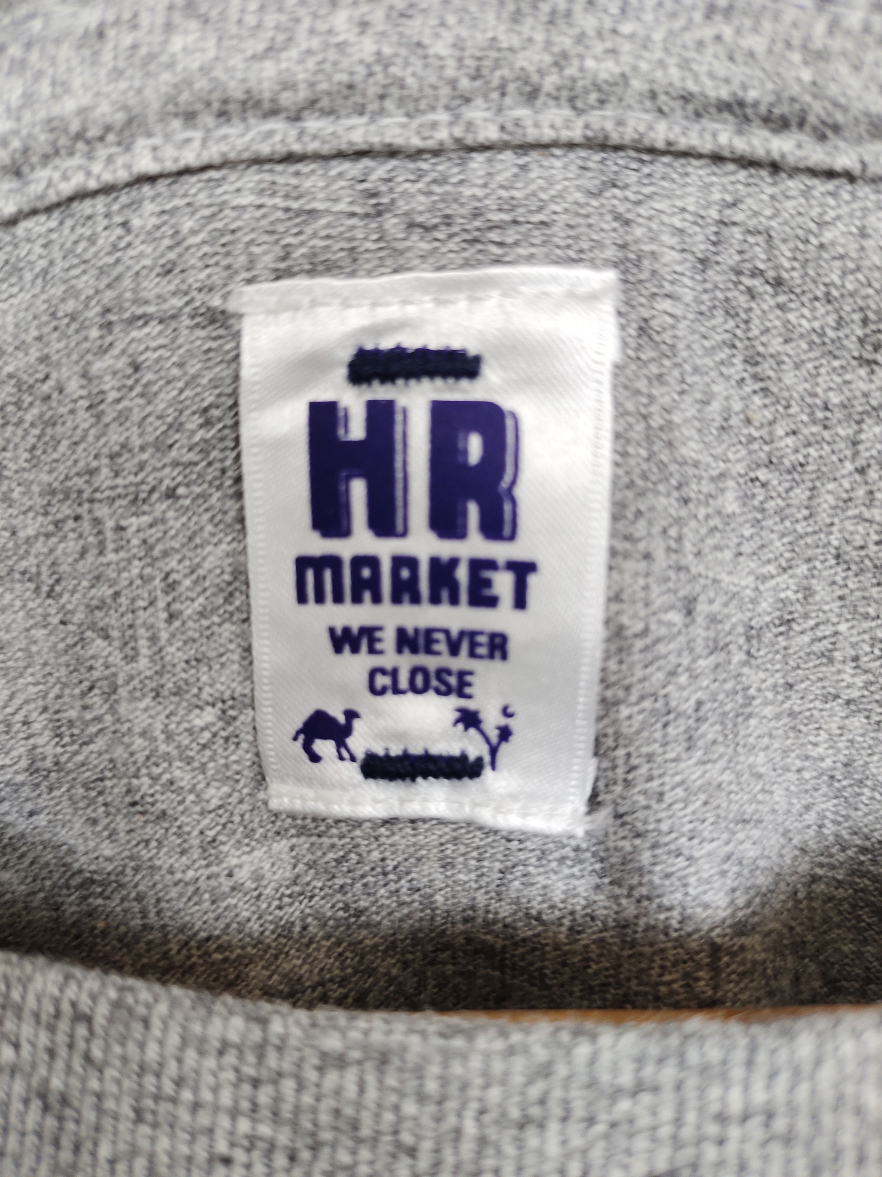Blue Blue Japan HOLLYWOOD RANCH MARKET Salt & Pepper Plain Longsleeve Size US L / EU 52-54 / 3 - 8 Thumbnail