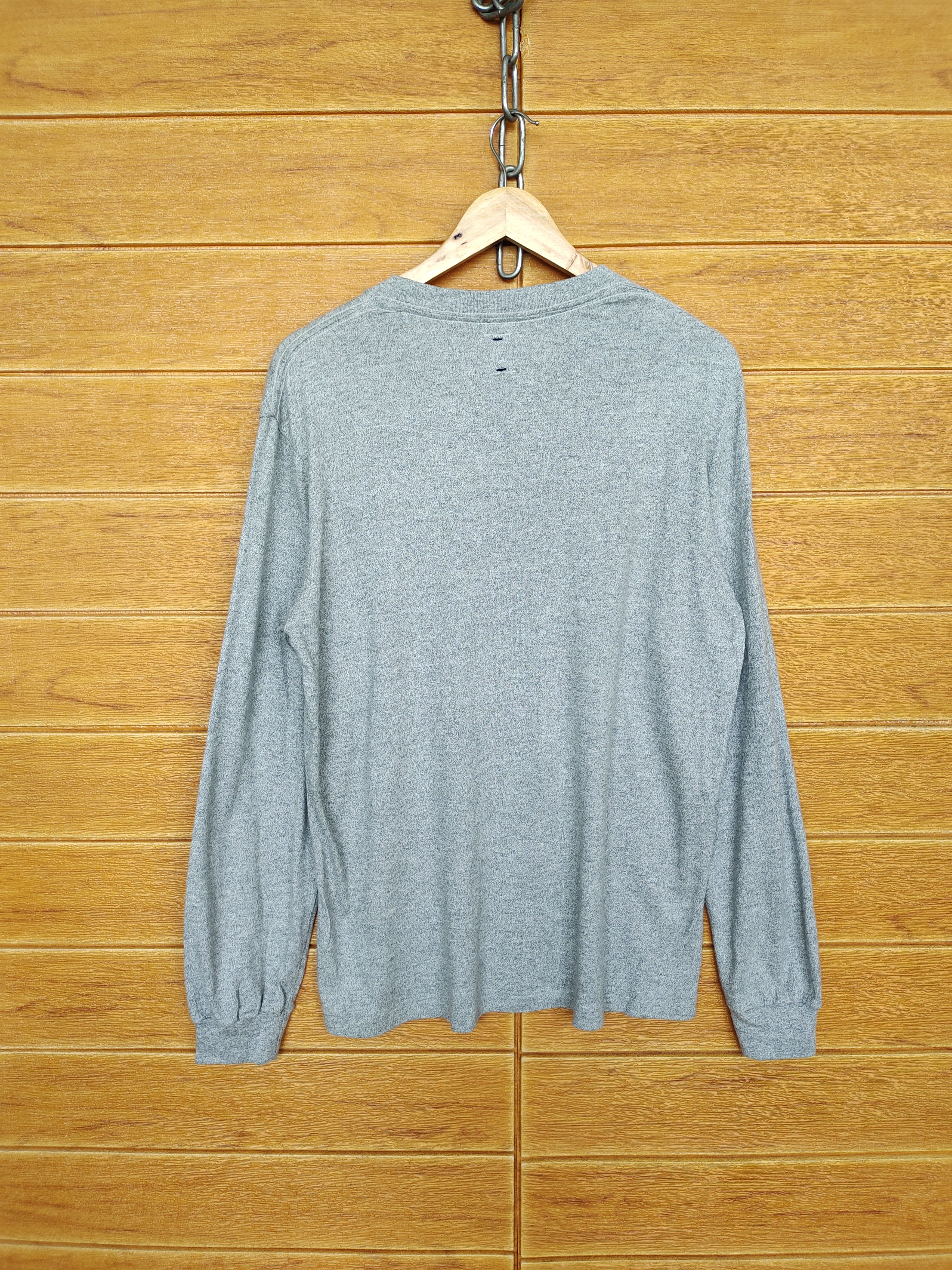 Blue Blue Japan HOLLYWOOD RANCH MARKET Salt & Pepper Plain Longsleeve Size US L / EU 52-54 / 3 - 7 Thumbnail