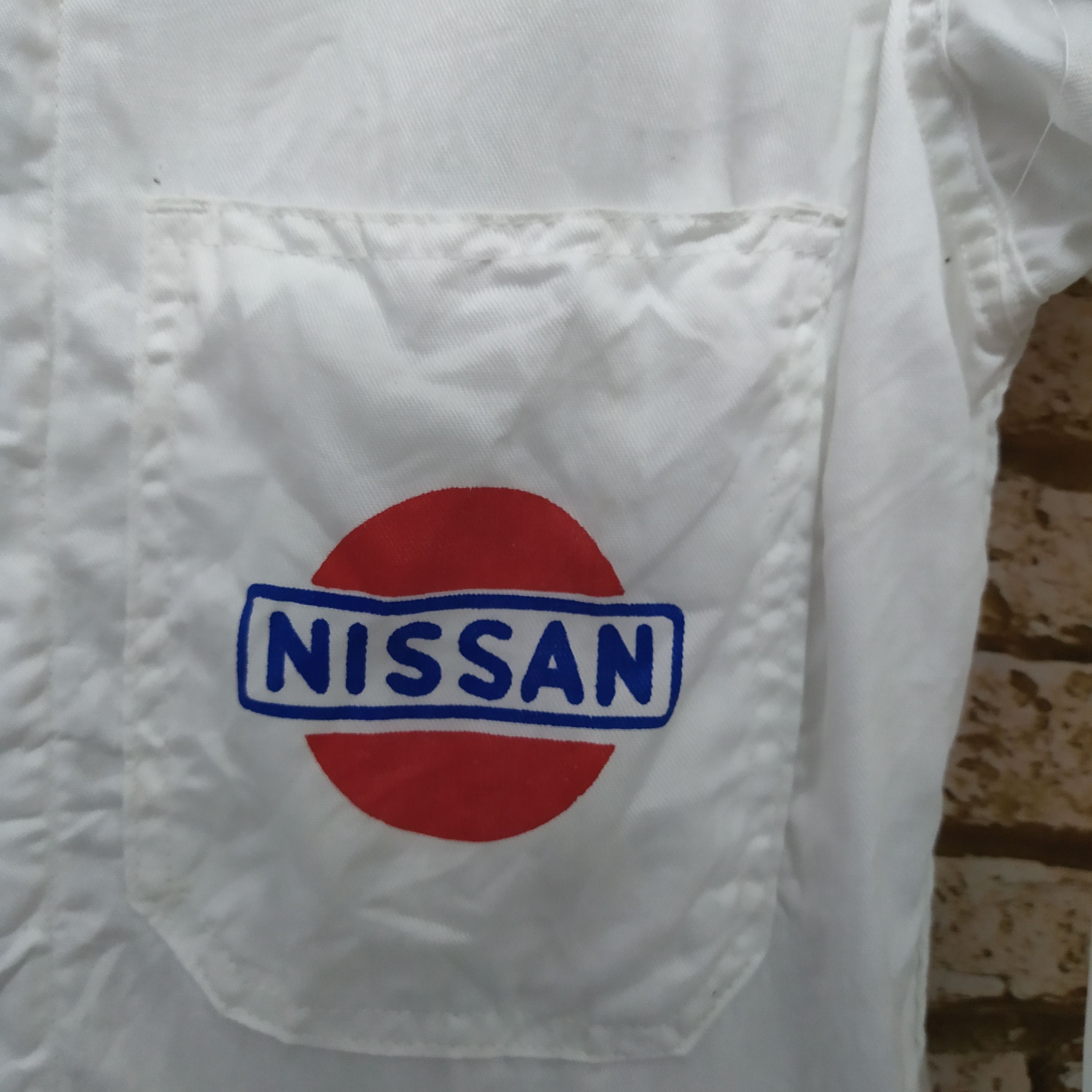 Vintage VINTAGE NISSAN COVERALL DATSUN (D477) Size US 33 - 4 Thumbnail