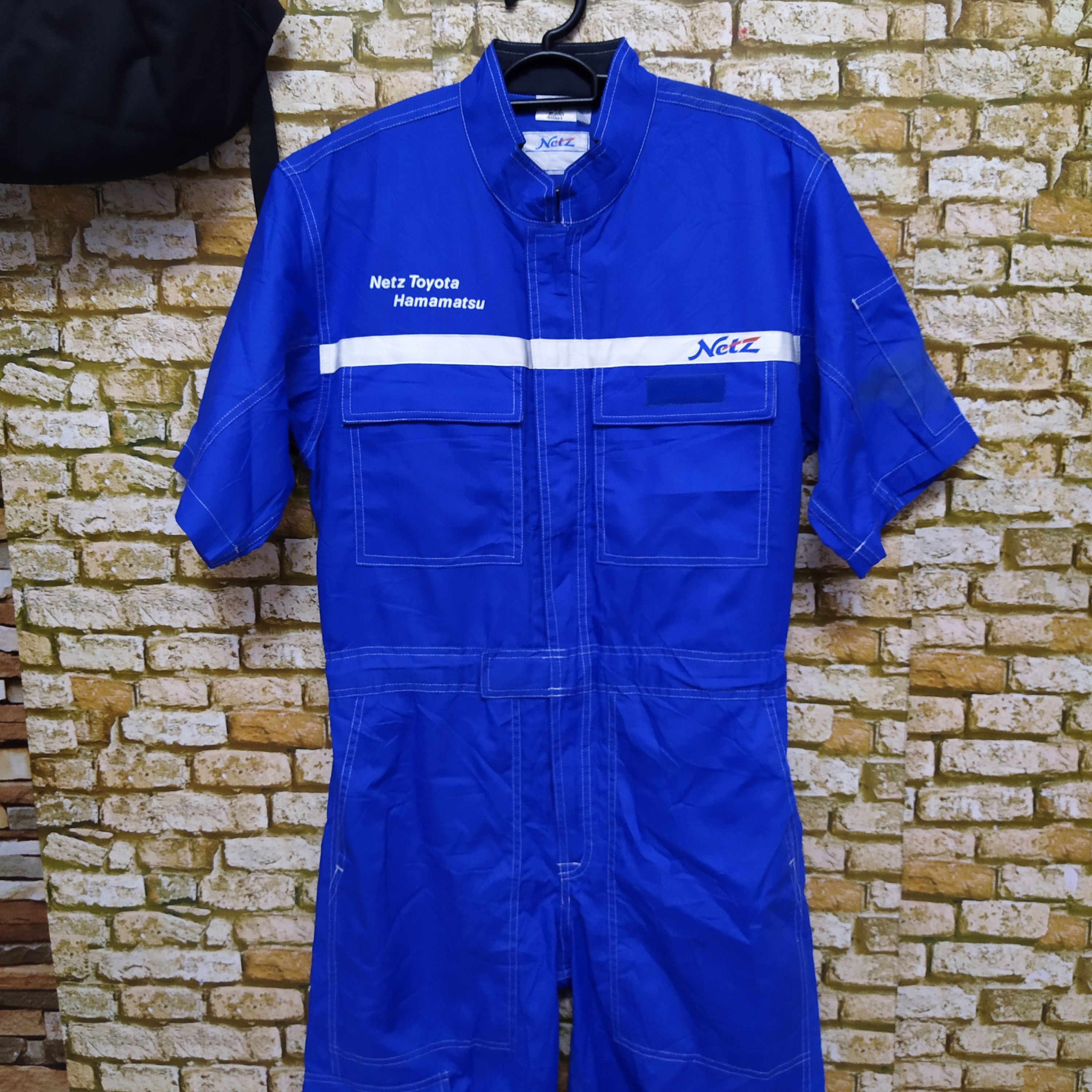 Japanese Brand × Vintage TOYOTA NETZ HAMAMATSU COVERALLS RACING (D480) Size US 34 / EU 50 - 1 Thumbnail
