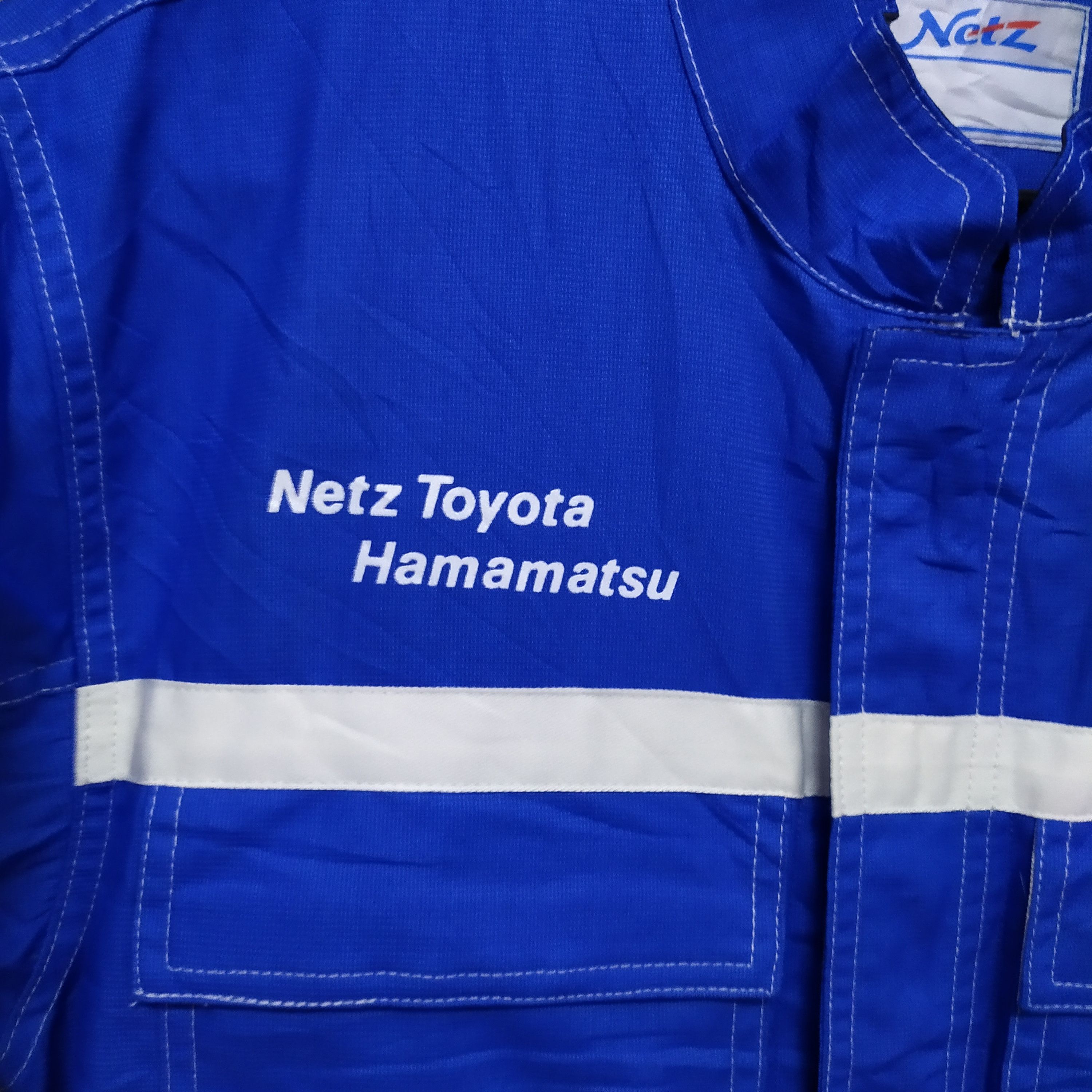 Japanese Brand × Vintage TOYOTA NETZ HAMAMATSU COVERALLS RACING (D480) Size US 34 / EU 50 - 6 Thumbnail