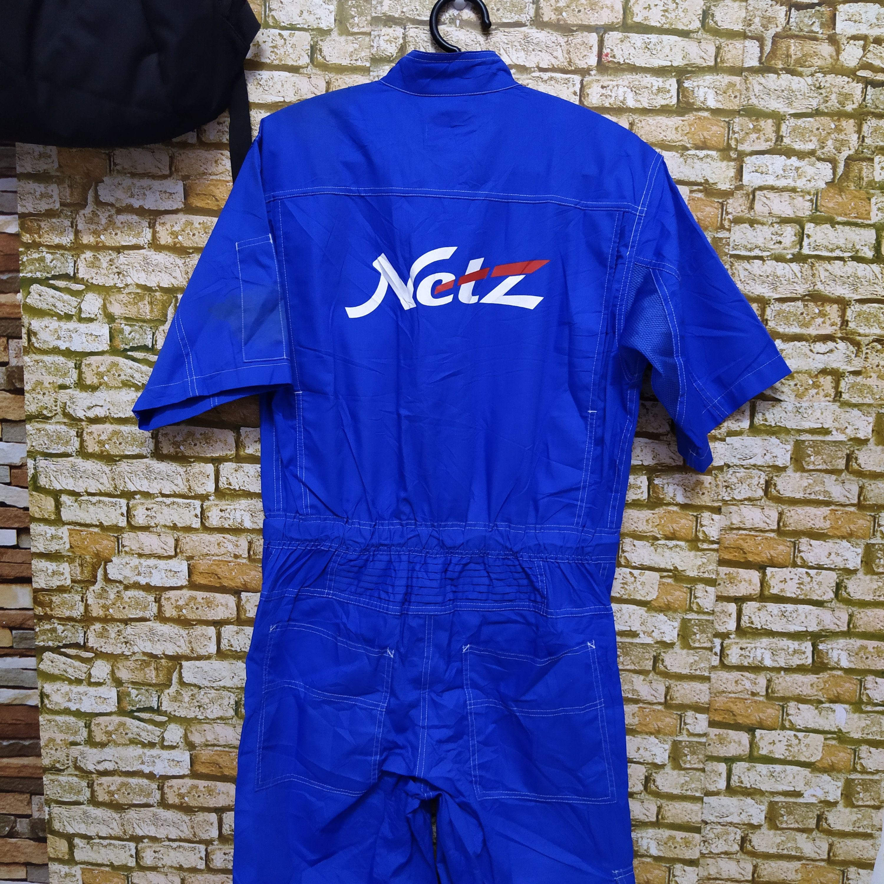 Japanese Brand × Vintage TOYOTA NETZ HAMAMATSU COVERALLS RACING (D480) Size US 34 / EU 50 - 8 Thumbnail