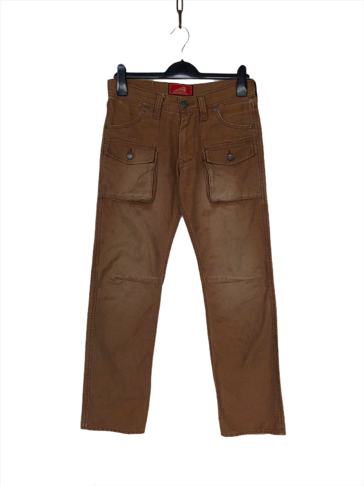 Indian Motorcycle × TOYS McCOY × Toyo Enterprises ❌NEED GONE❌INDIAN MOTORCYCLES 🇺🇸 Native Logo Bush Pants Denim Size US 30 / EU 46 - 5 Thumbnail