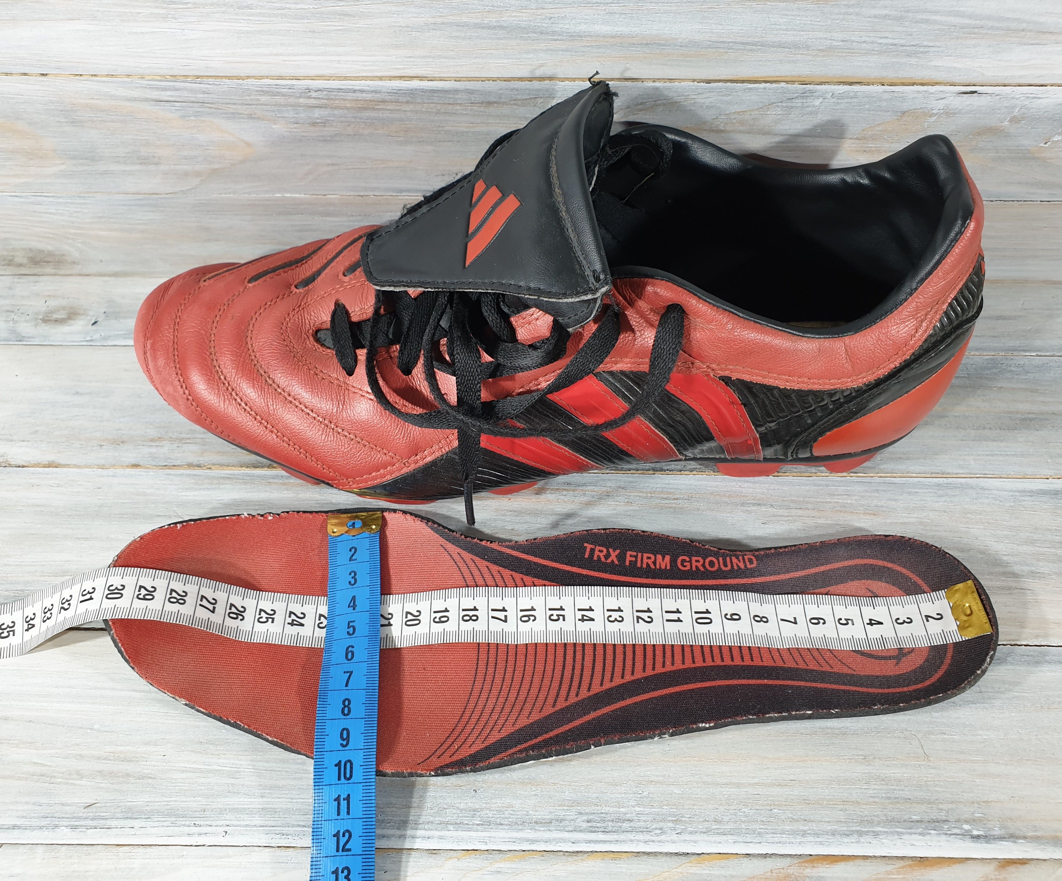 Adidas Vintage Adidas TRX Firm Group 2004 Football Boots Very Rare Size US 12.5 / EU 45-46 - 12 Thumbnail
