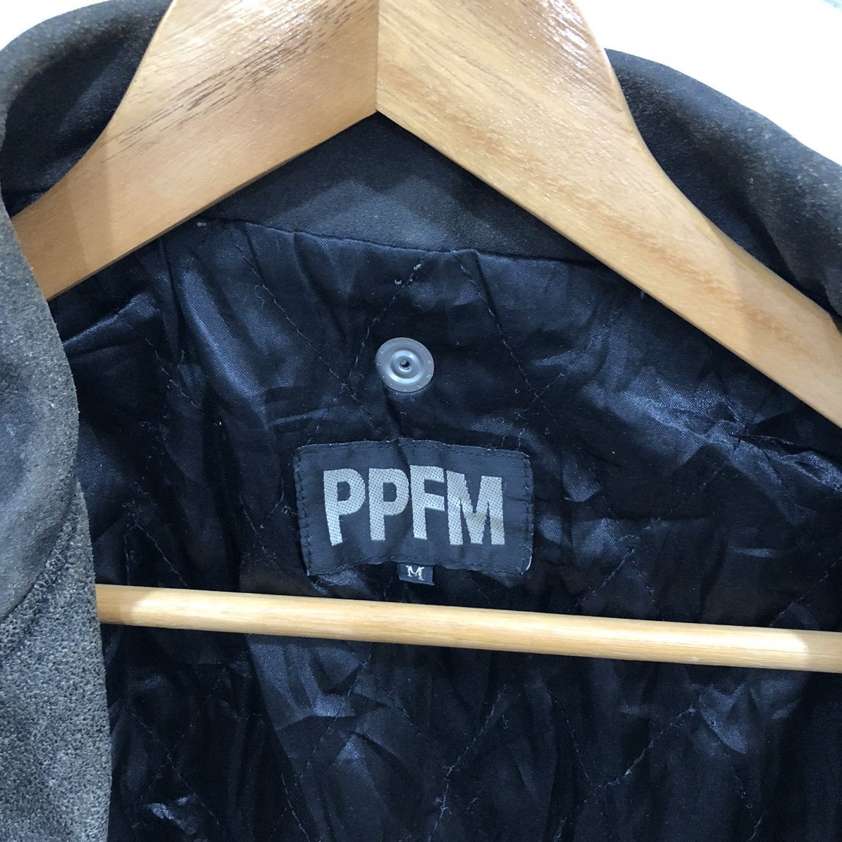 Japanese Brand × PPFM PPFM Double Collar Leather Jacket Cafe Racer Punk Jacket Size US M / EU 48-50 / 2 - 7 Thumbnail