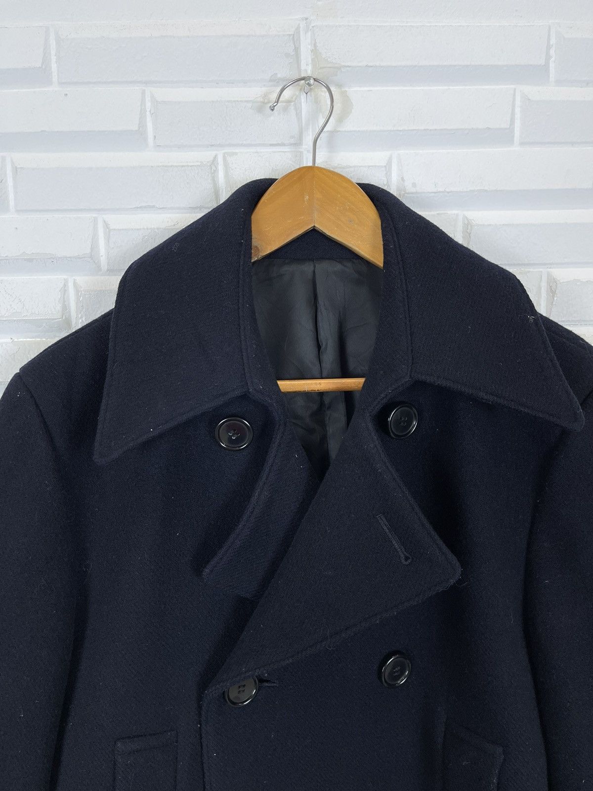CABANE de ZUCCa × Issey Miyake Akira Onizuka Black Caban Jacket Cabane de ZUCCA Size US M / EU 48-50 / 2 - 2 Thumbnail