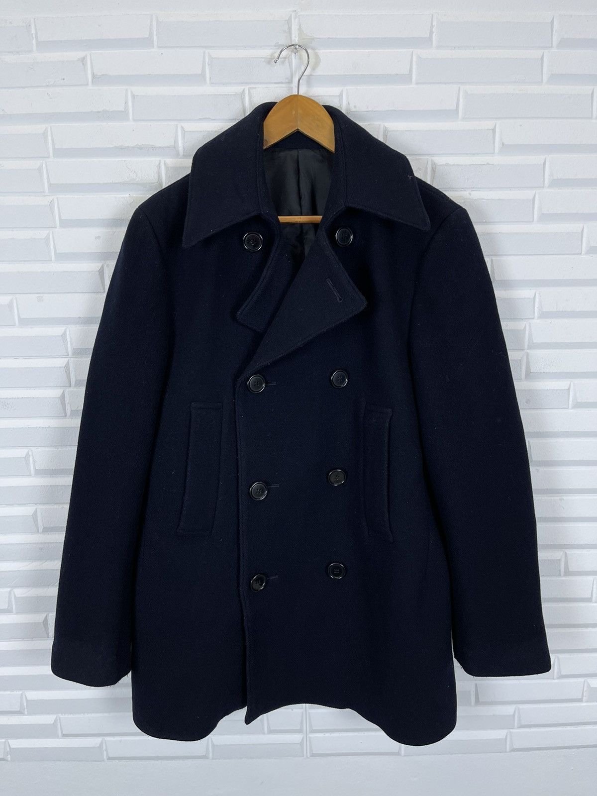 CABANE de ZUCCa × Issey Miyake Akira Onizuka Black Caban Jacket Cabane de ZUCCA Size US M / EU 48-50 / 2 - 6 Thumbnail
