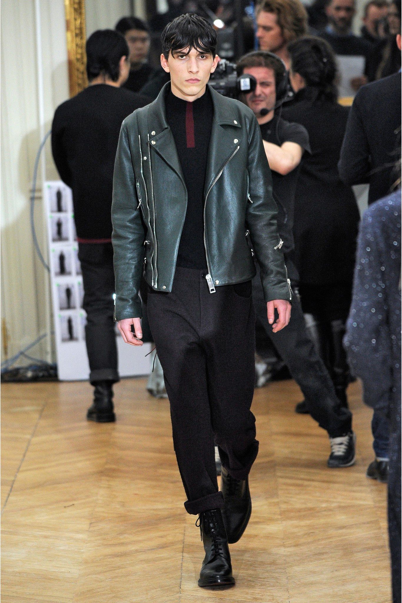 Yang Li FW13 GREEN PERFECTO JACKET (SZ 44) Size US S / EU 44-46 / 1 - 5 Thumbnail