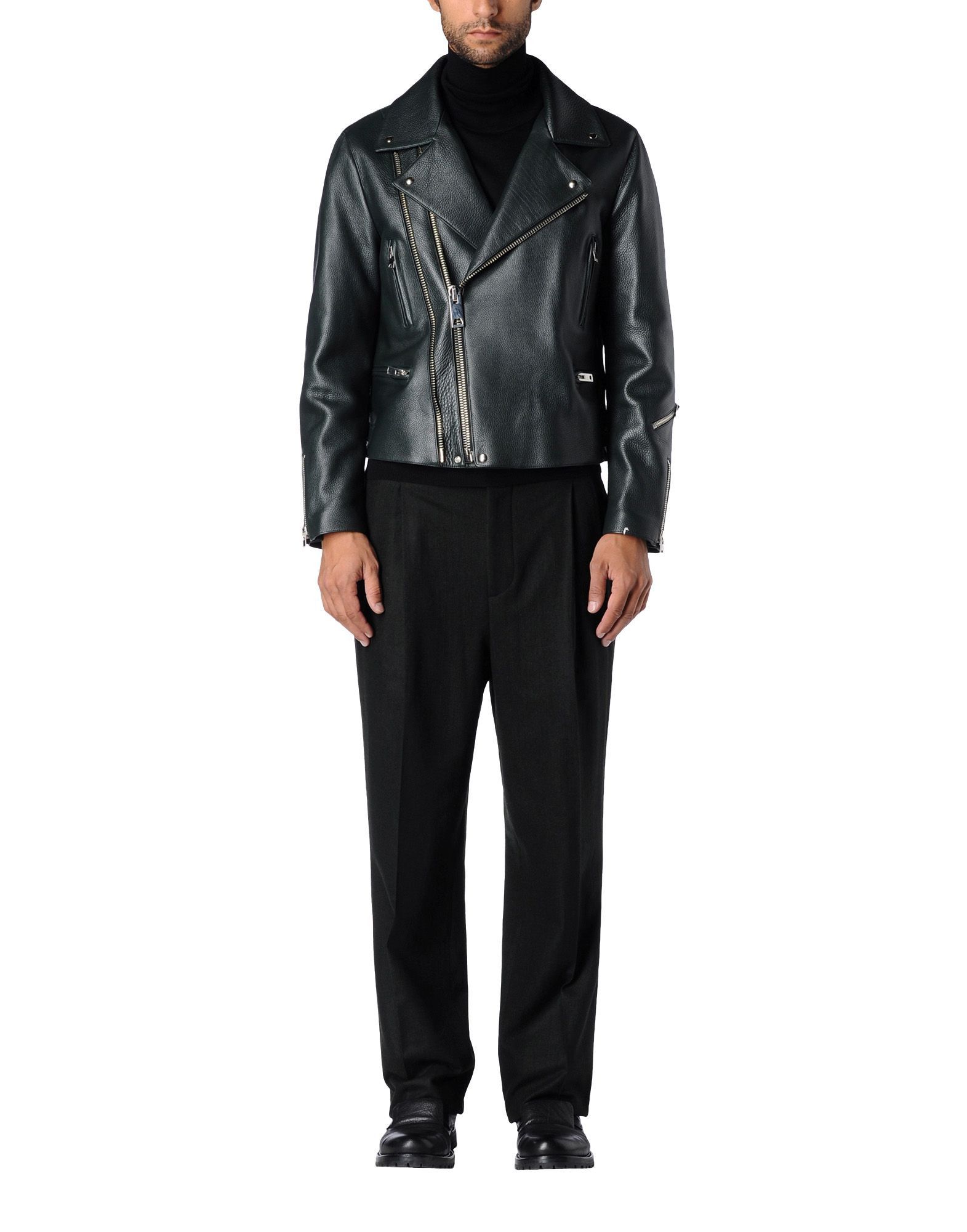 Yang Li FW13 GREEN PERFECTO JACKET (SZ 44) Size US S / EU 44-46 / 1 - 6 Thumbnail